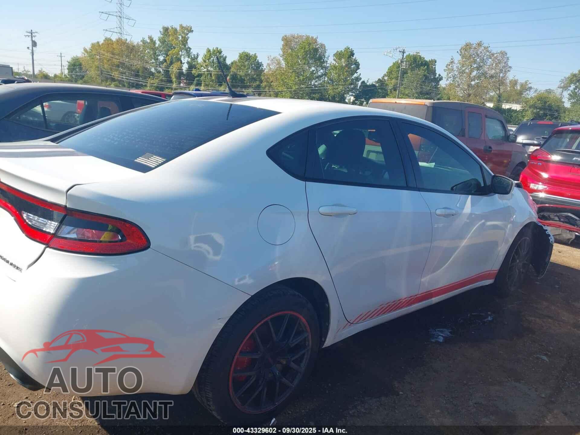 DODGE DART 2013 - 1C3CDFBA7DD199111