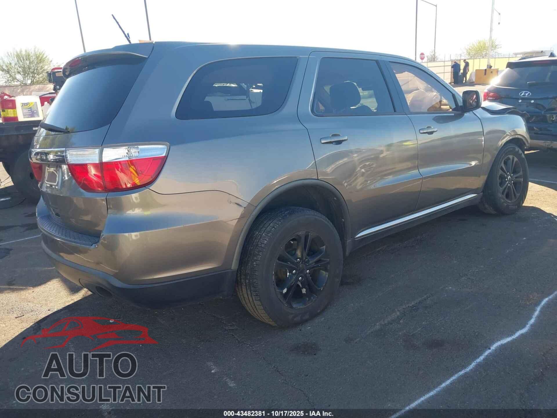 DODGE DURANGO 2011 - 1D4RE2GG0BC733712