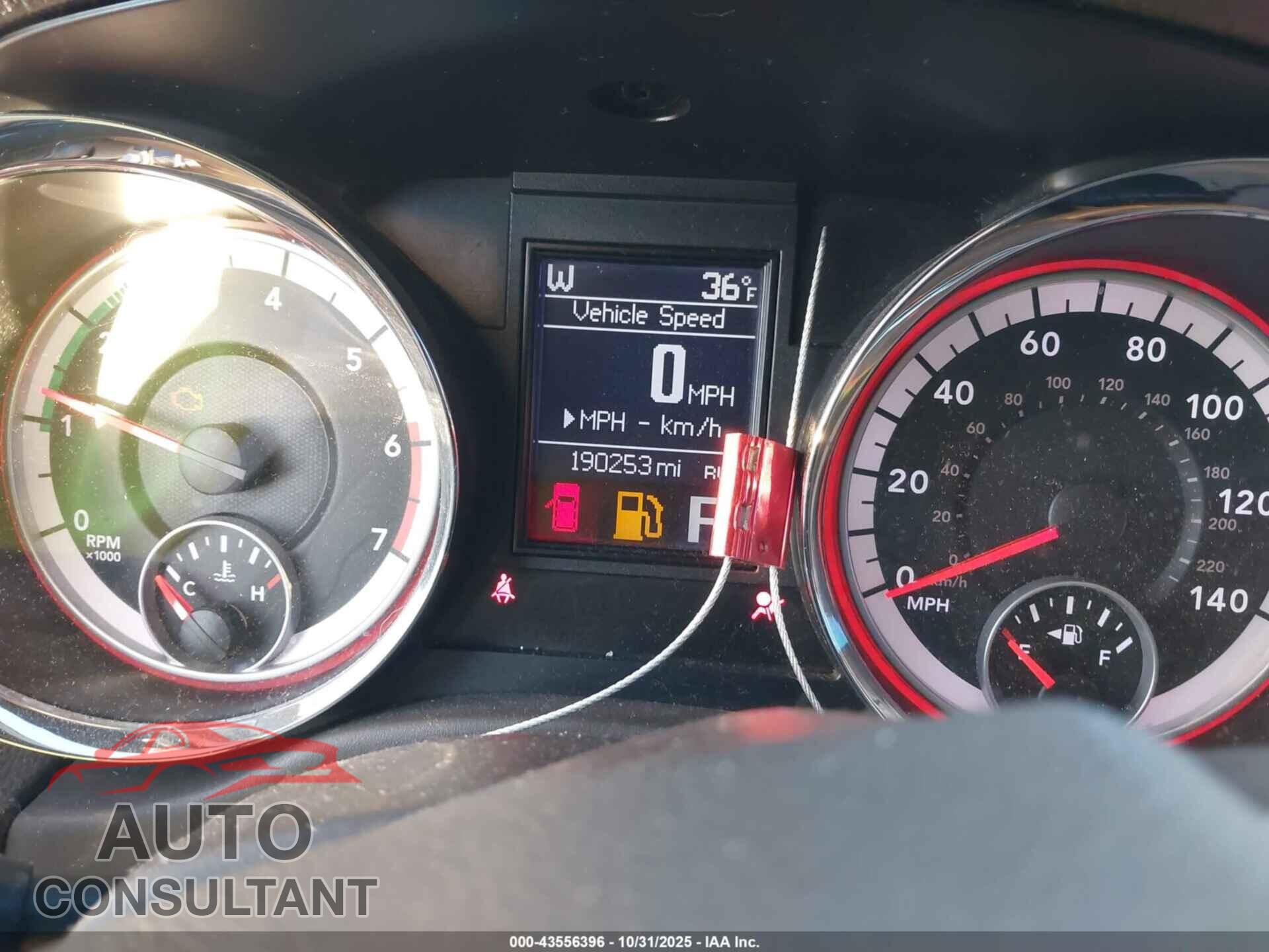 DODGE DURANGO 2011 - 1D4SE4GT8BC595041
