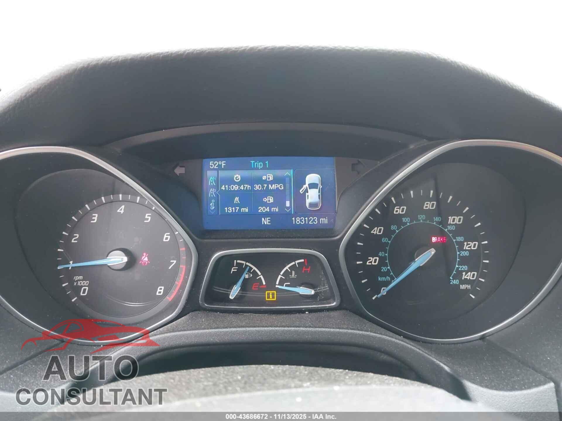 FORD FOCUS 2014 - 1FADP3K25EL344352