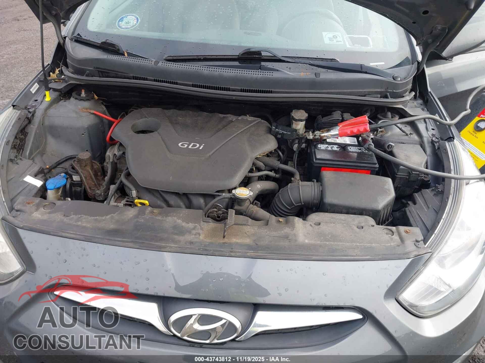 HYUNDAI ACCENT 2012 - KMHCU4AE2CU072149