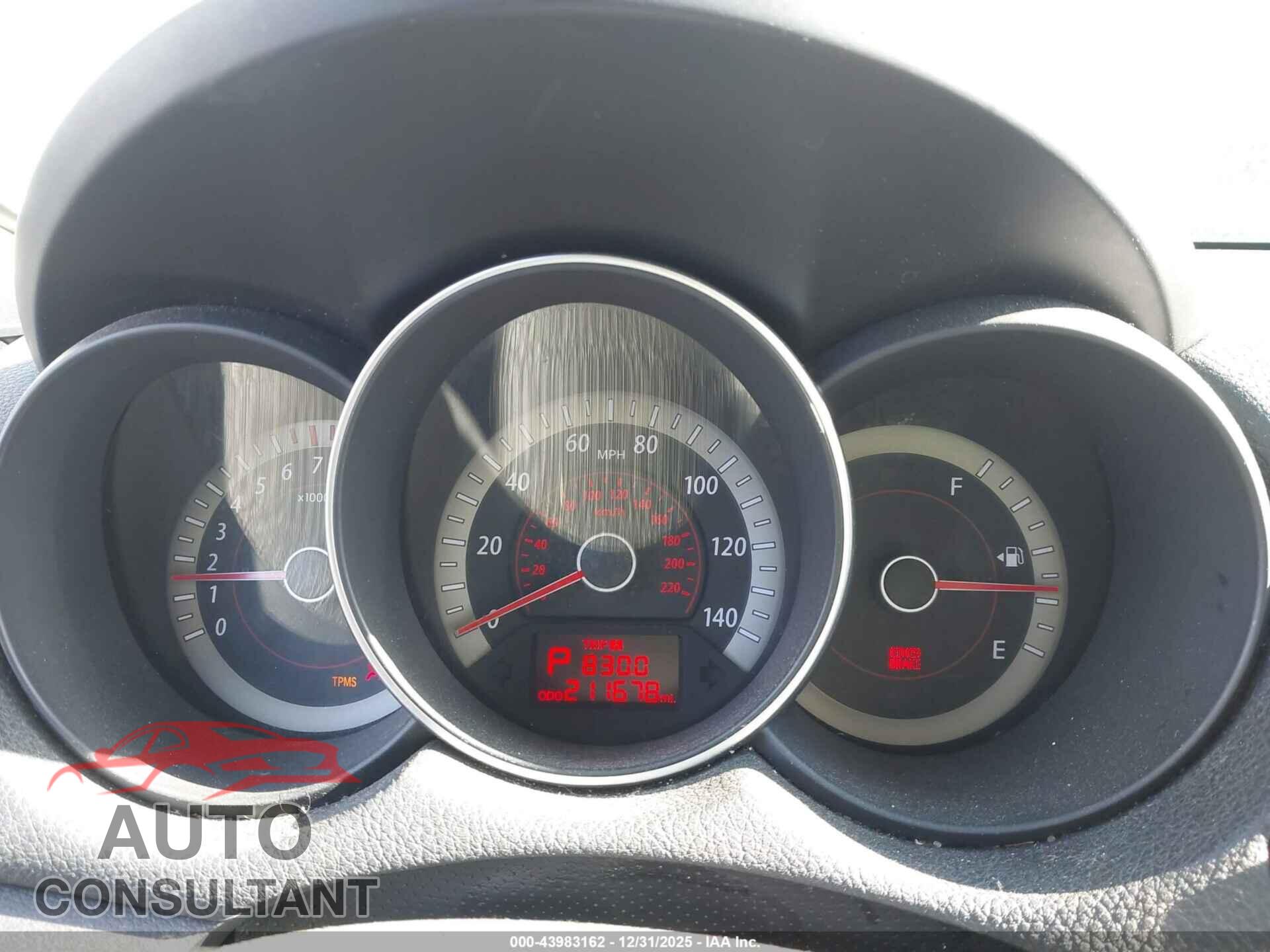 KIA FORTE 2010 - KNAFU4A23A5177357