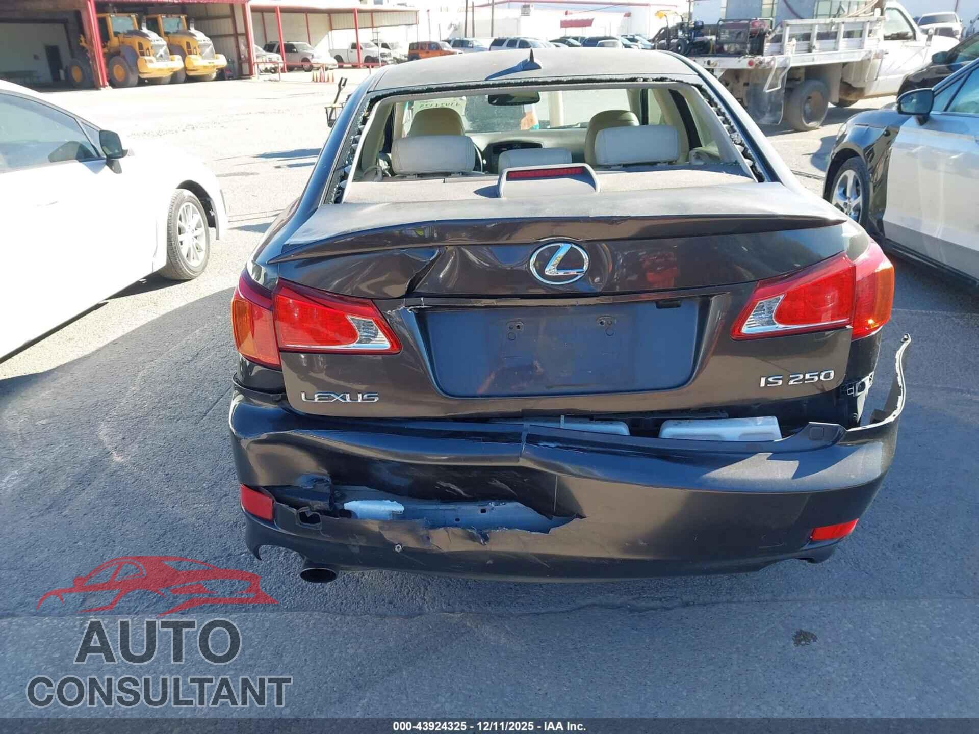 LEXUS IS 250 2010 - JTHBF5C29A5114650
