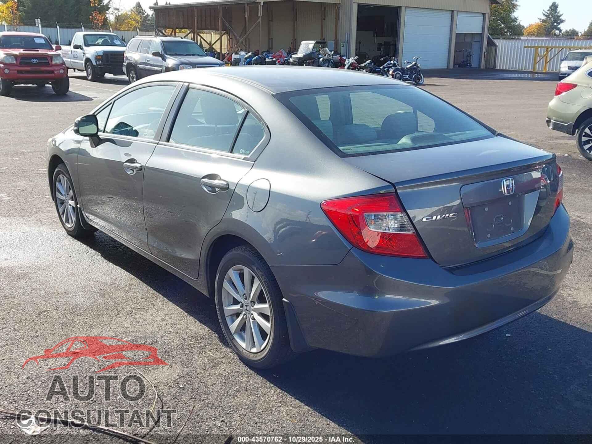 HONDA CIVIC 2012 - 19XFB2F85CE382468