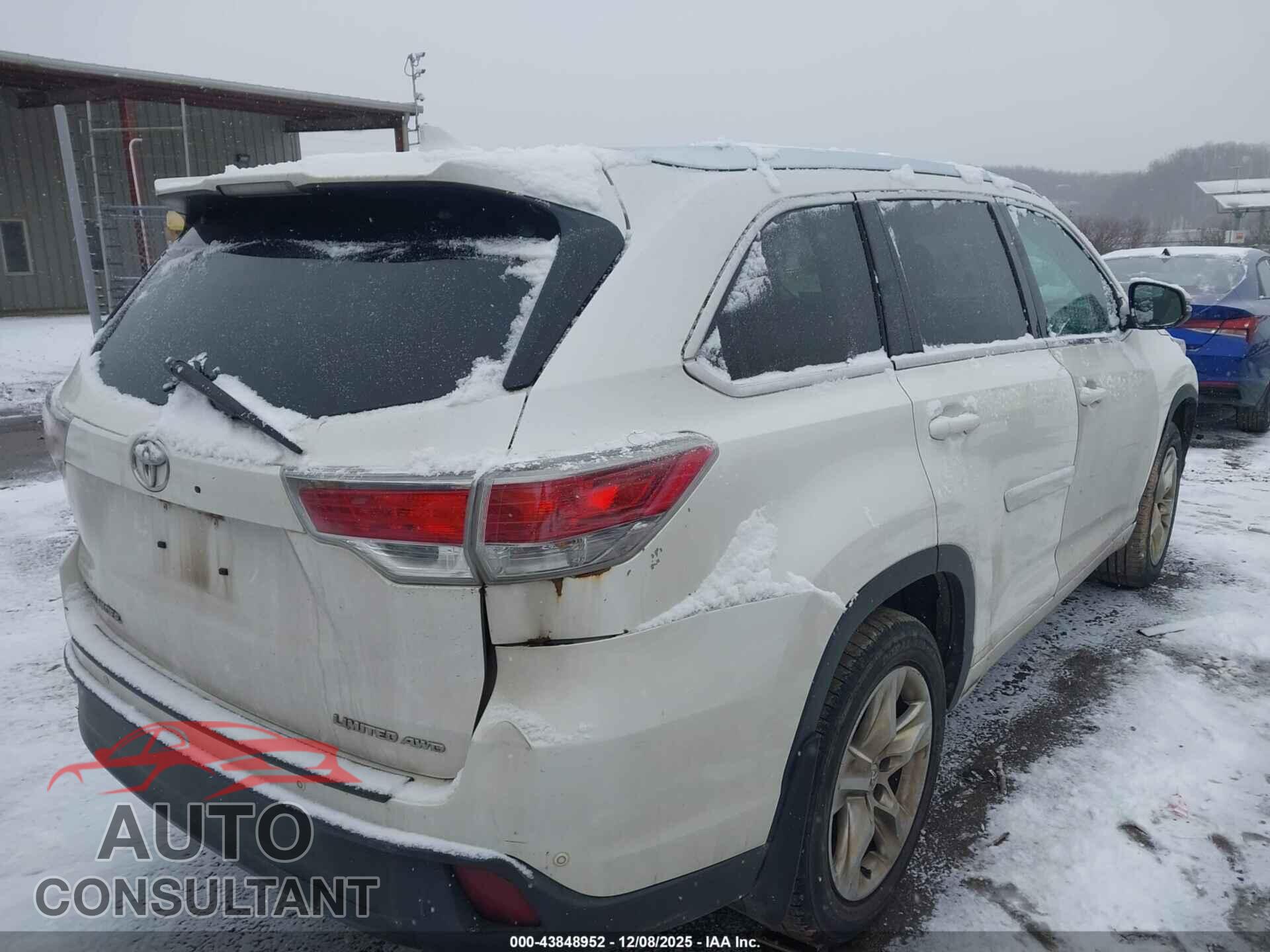 TOYOTA HIGHLANDER 2014 - 5TDDKRFH5ES044223