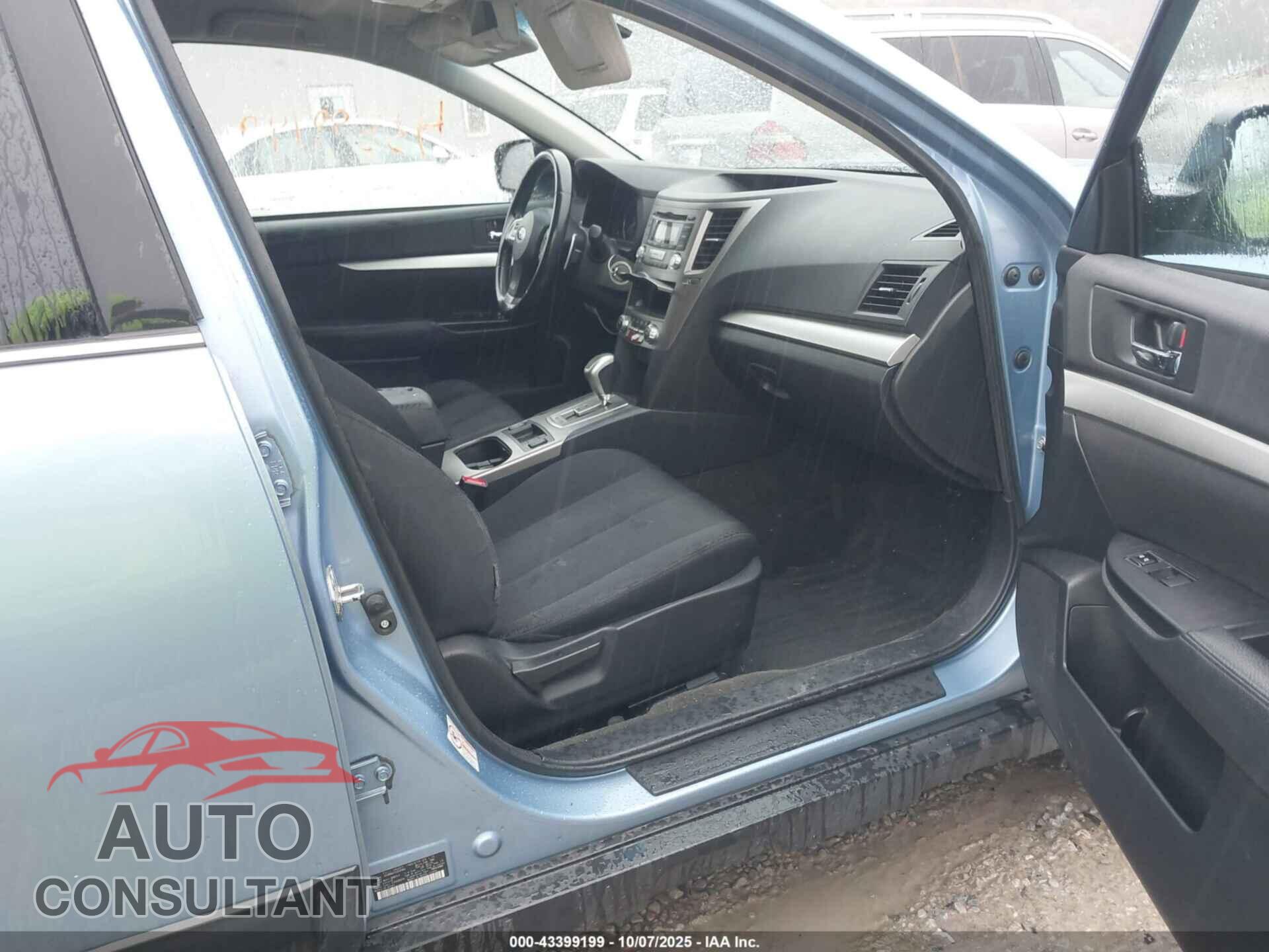 SUBARU OUTBACK 2012 - 4S4BRBCC7C3292809