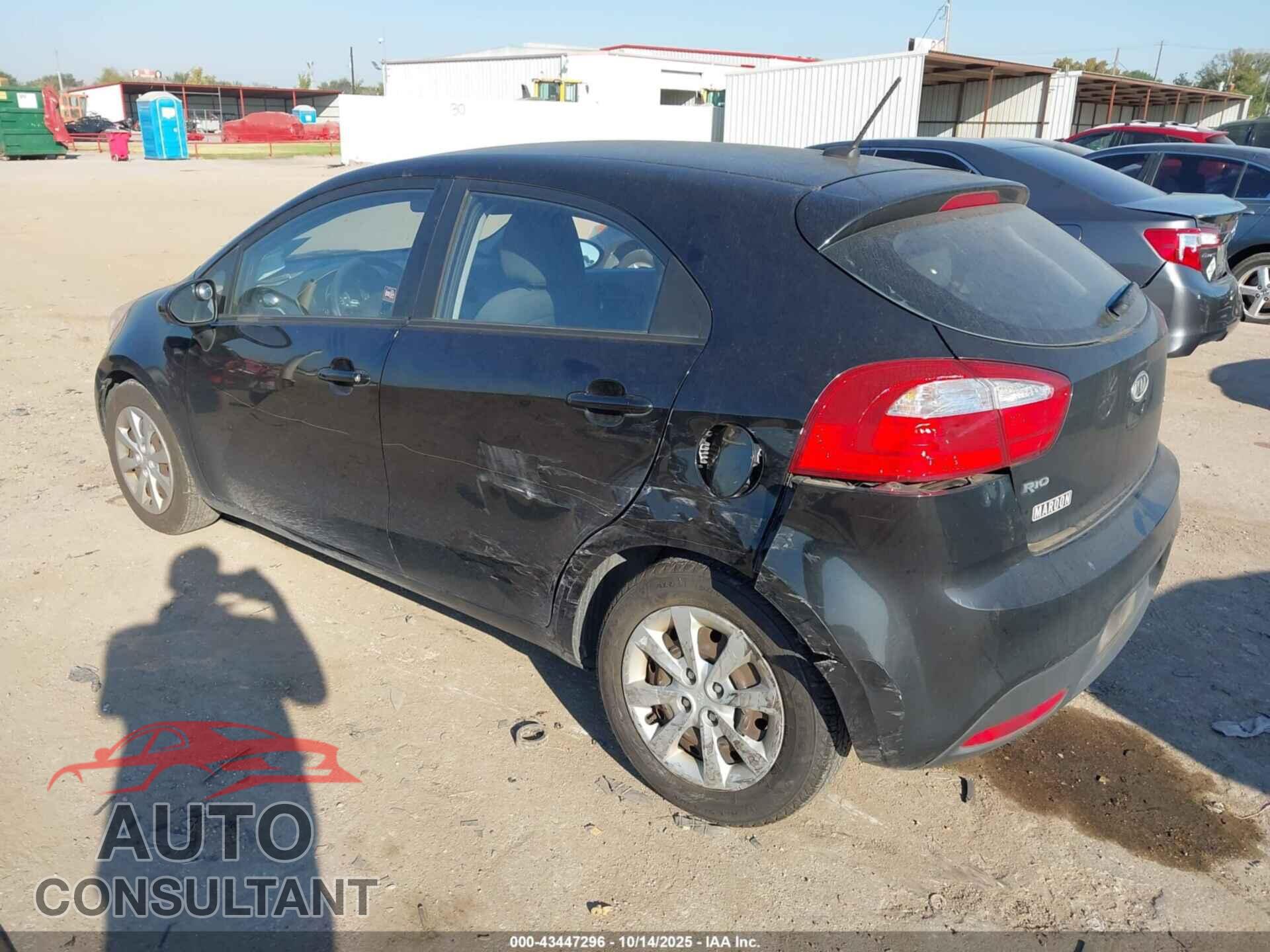 KIA RIO5 2012 - KNADN5A35C6011731