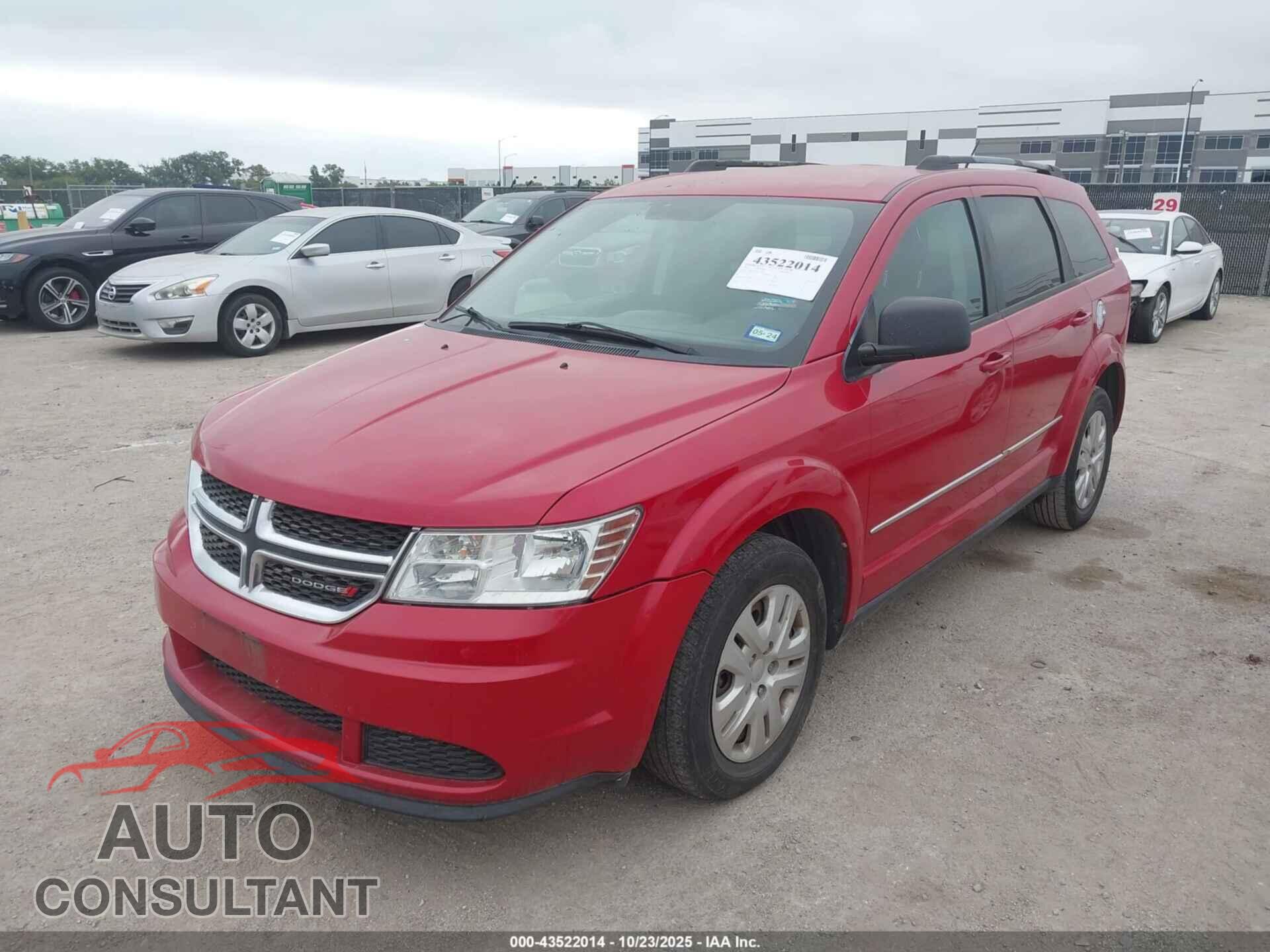 DODGE JOURNEY 2017 - 3C4PDCAB3HT558671