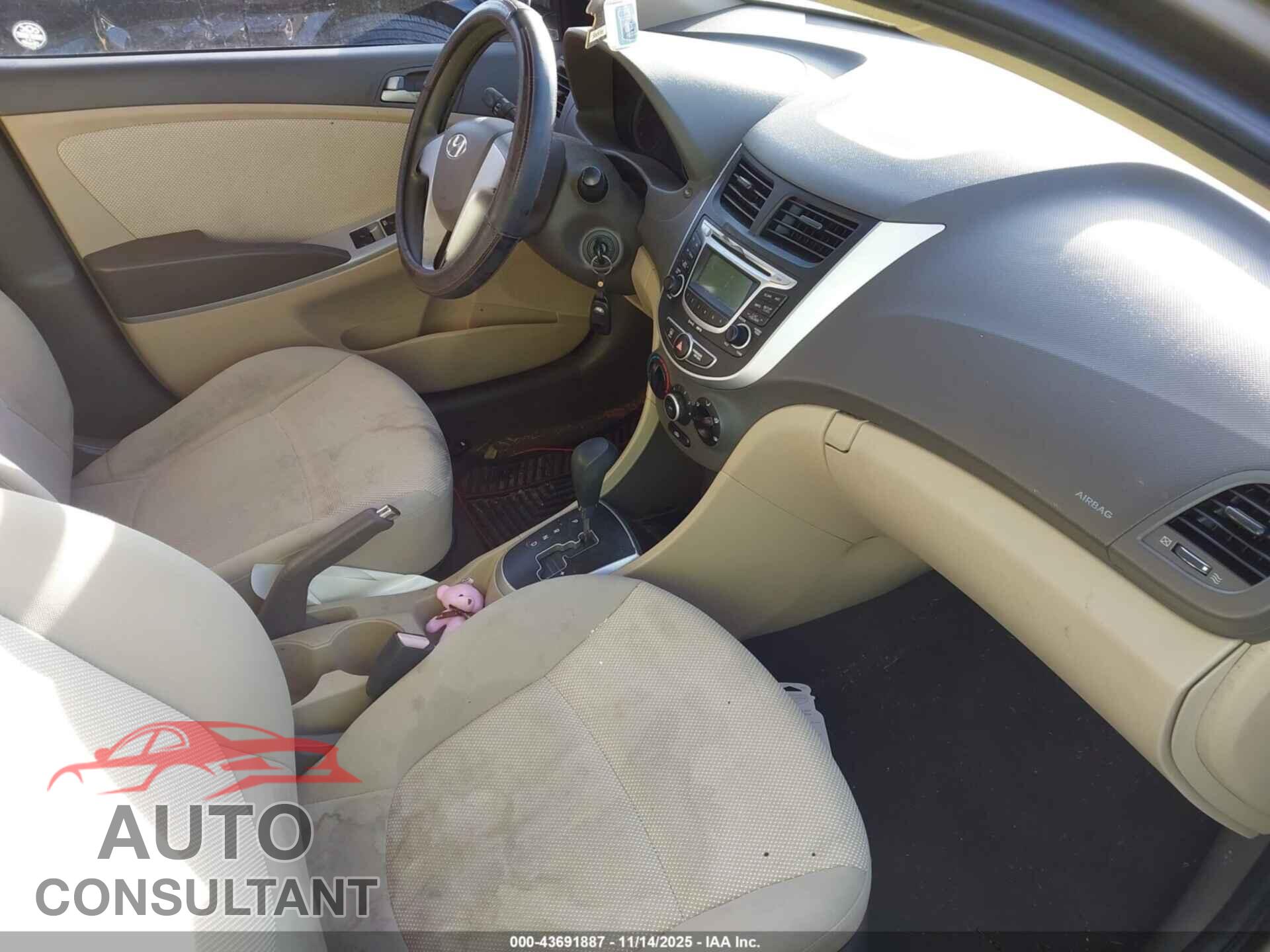 HYUNDAI ACCENT 2013 - KMHCT4AE1DU446576