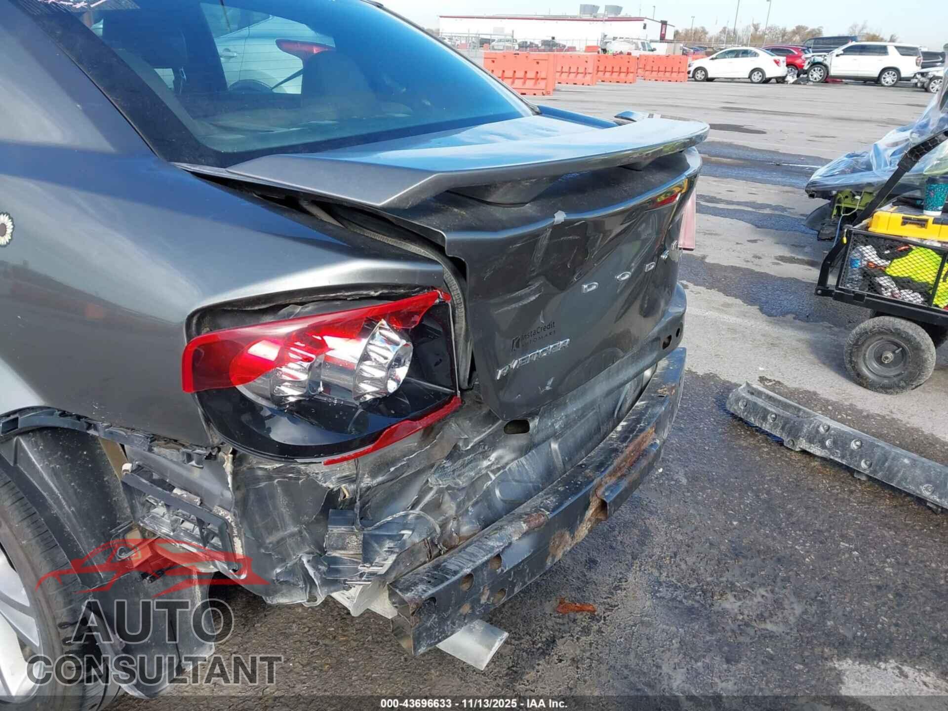 DODGE AVENGER 2012 - 1C3CDZEG0CN276346