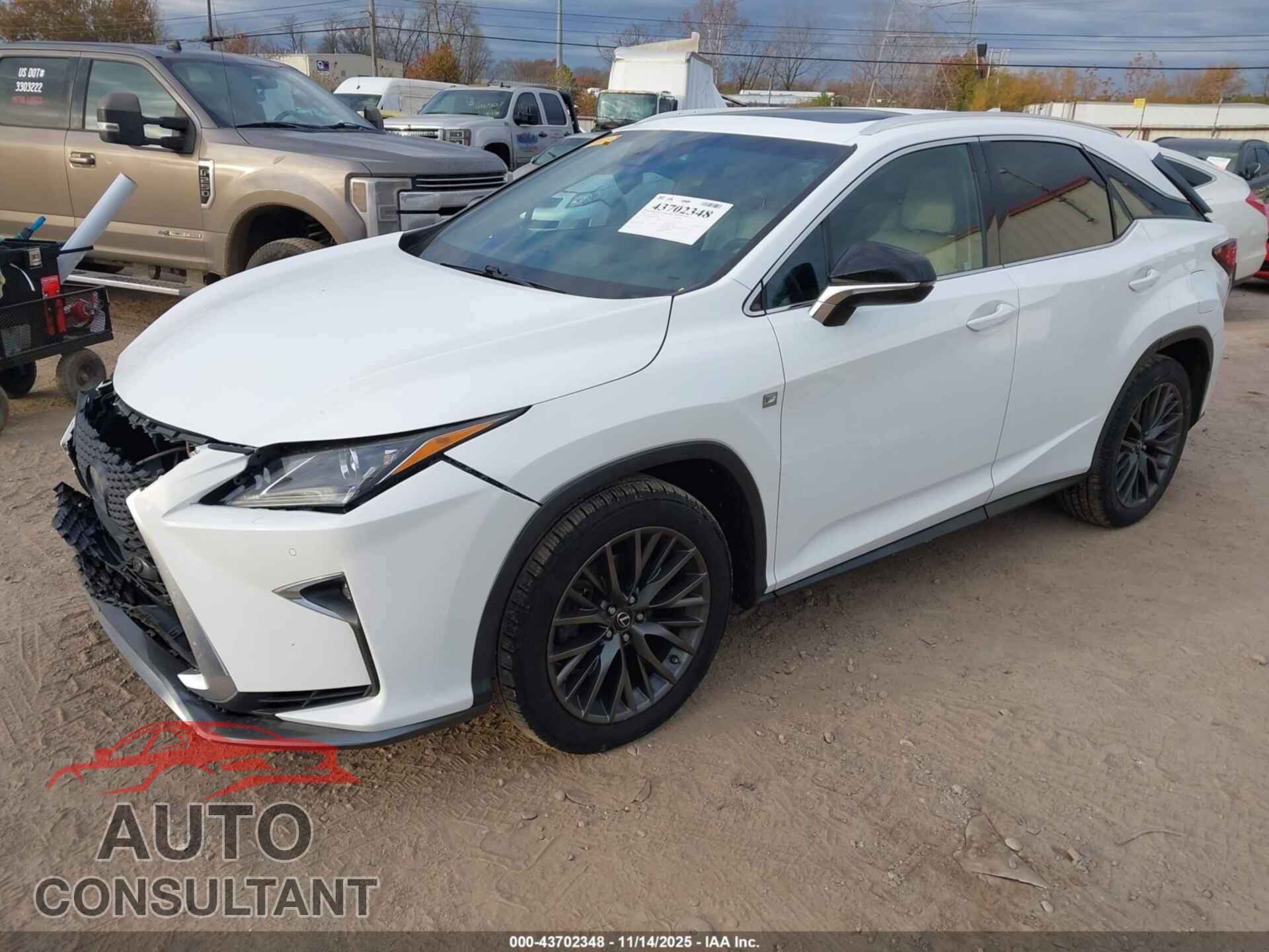 LEXUS RX 350 2016 - 2T2BZMCA4GC052298