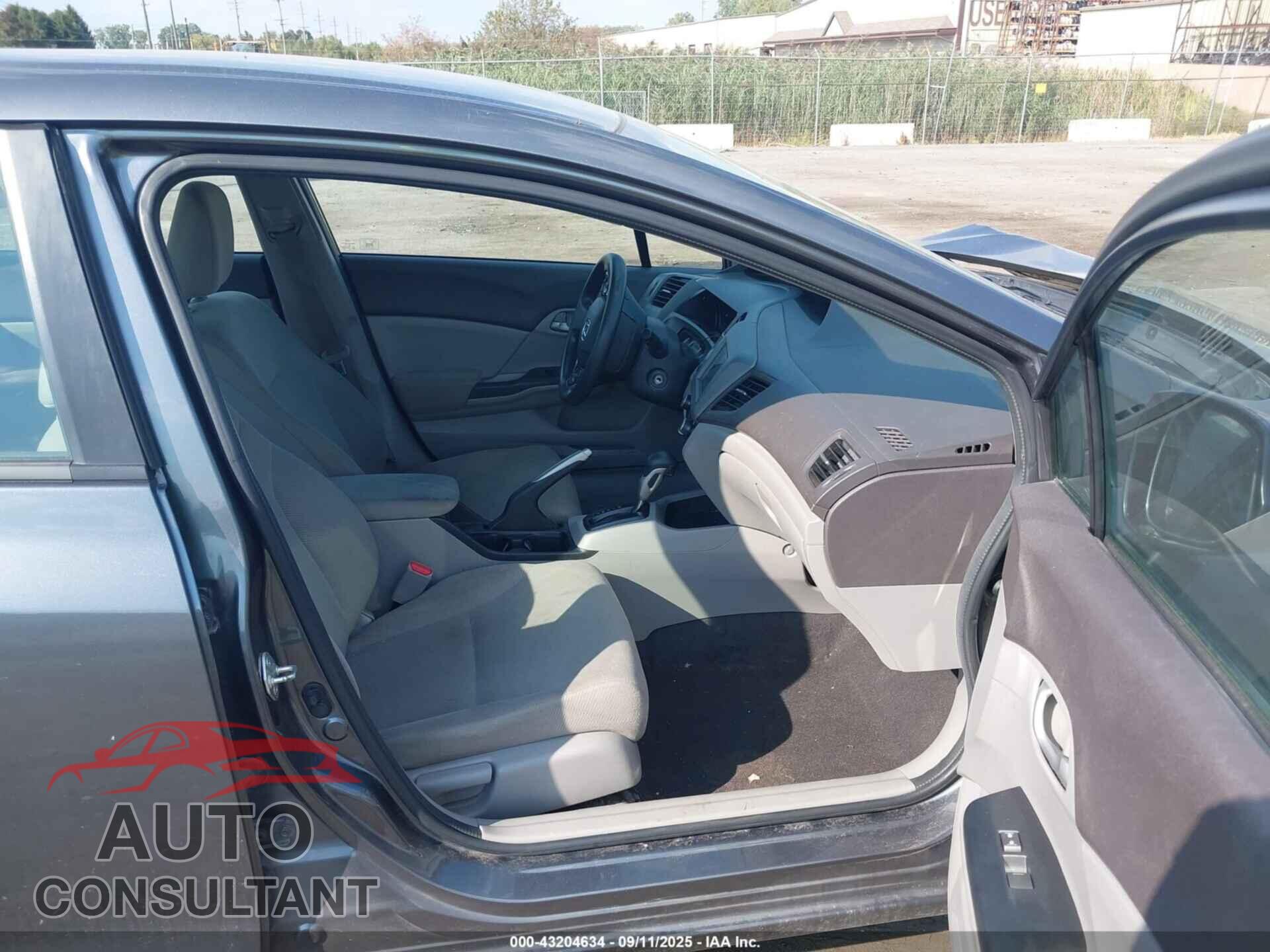 HONDA CIVIC 2012 - 19XFB2F50CE097733