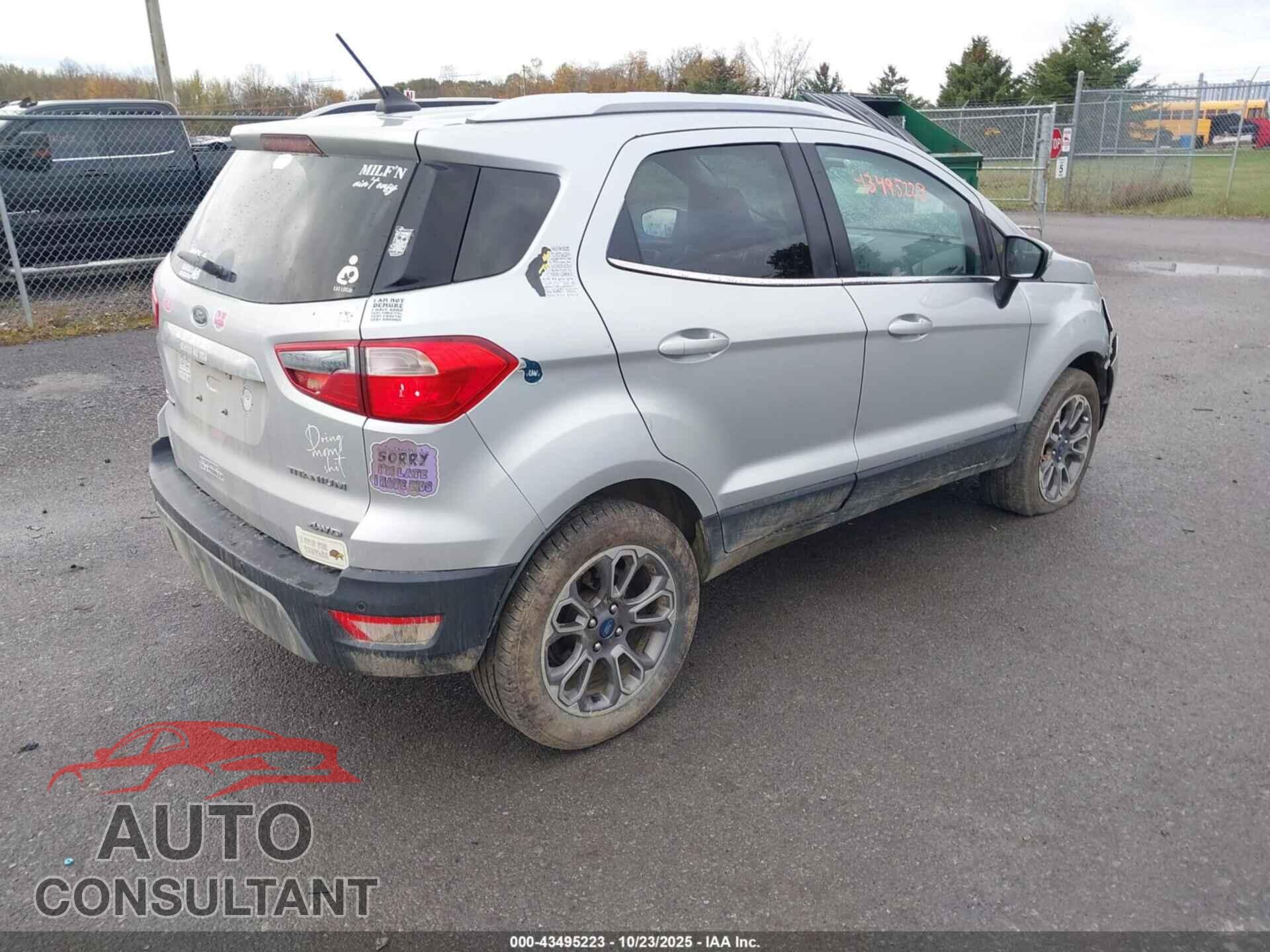 FORD ECOSPORT 2020 - MAJ6S3KL7LC358492