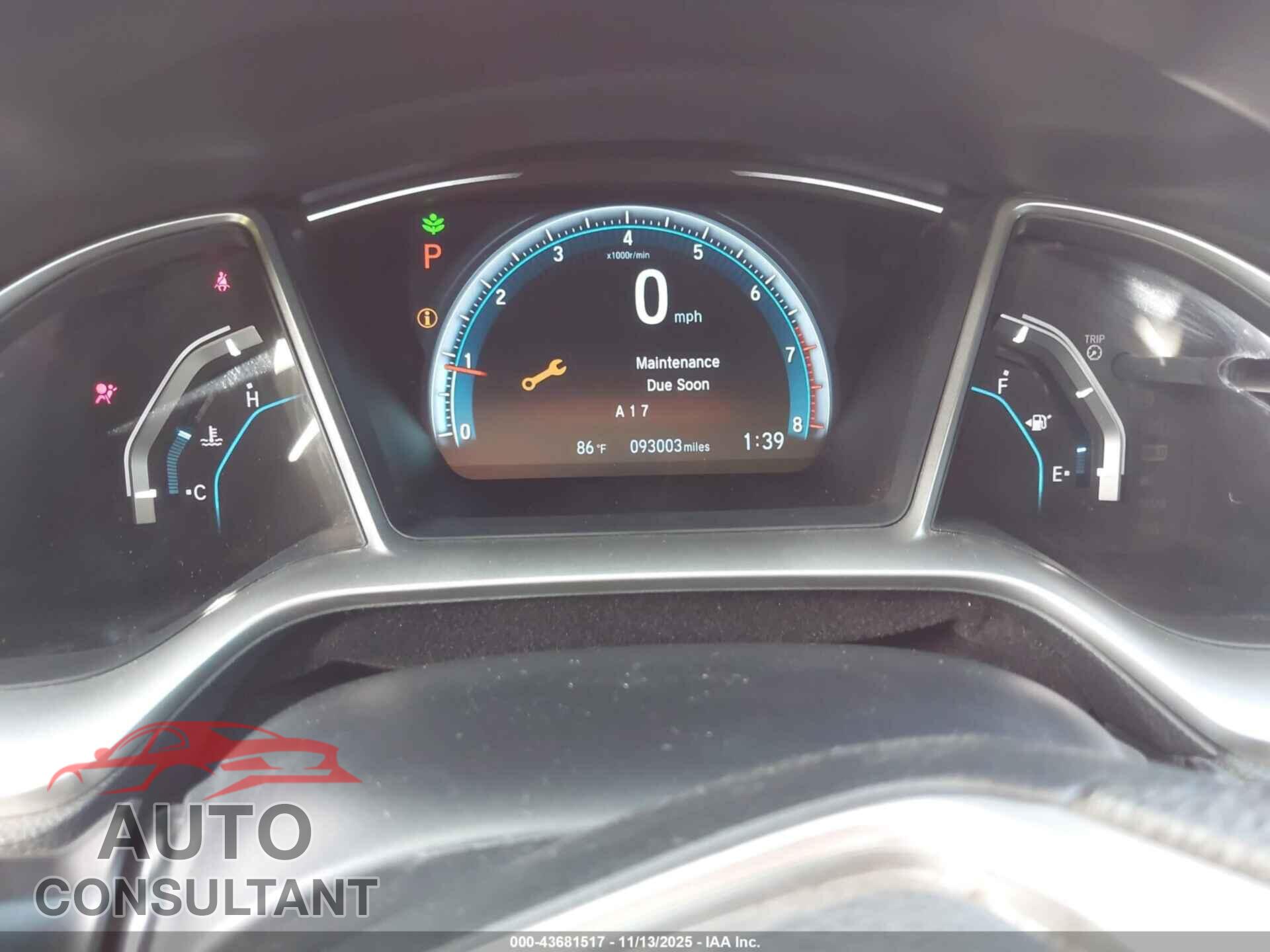 HONDA CIVIC 2016 - 2HGFC2F75GH538329
