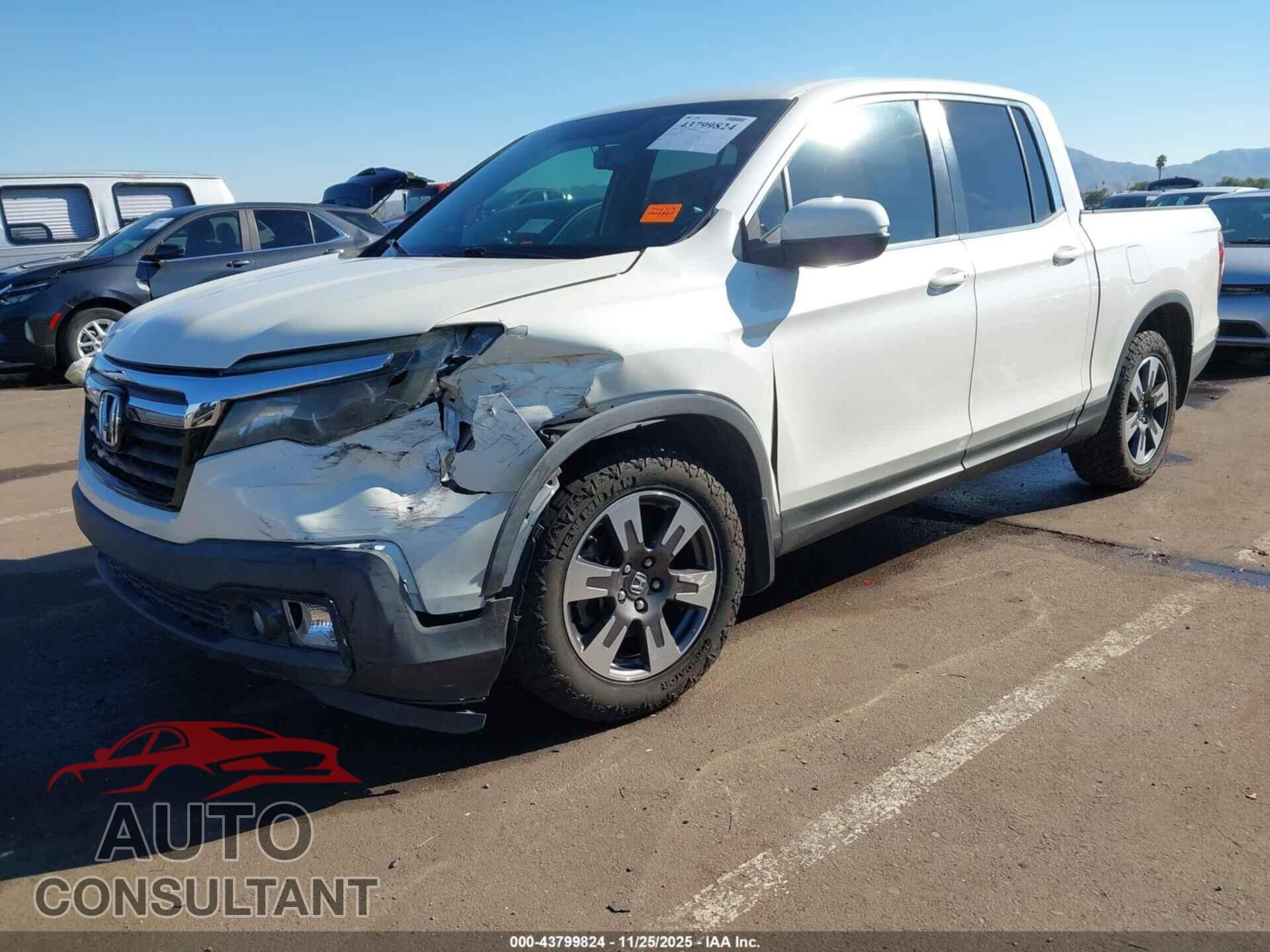 HONDA RIDGELINE 2017 - 5FPYK2F6XHB007188