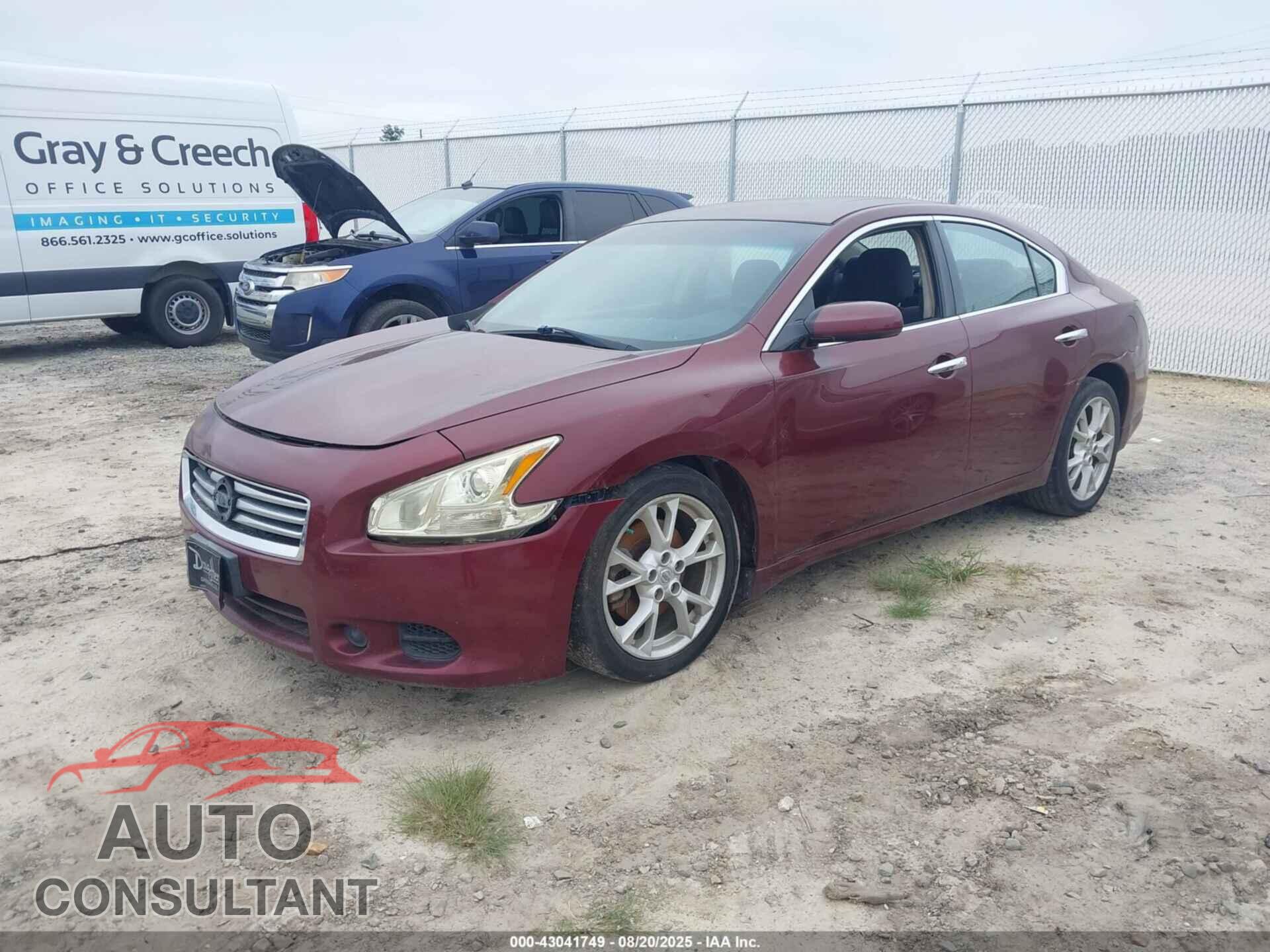 NISSAN MAXIMA 2013 - 1N4AA5AP2DC841905