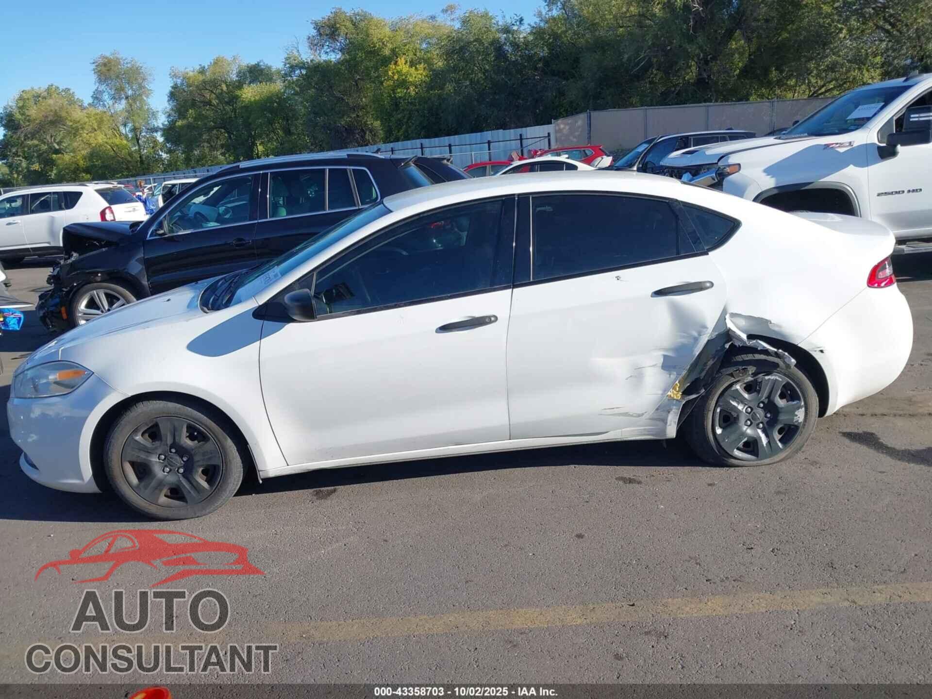 DODGE DART 2014 - 1C3CDFAAXED790889
