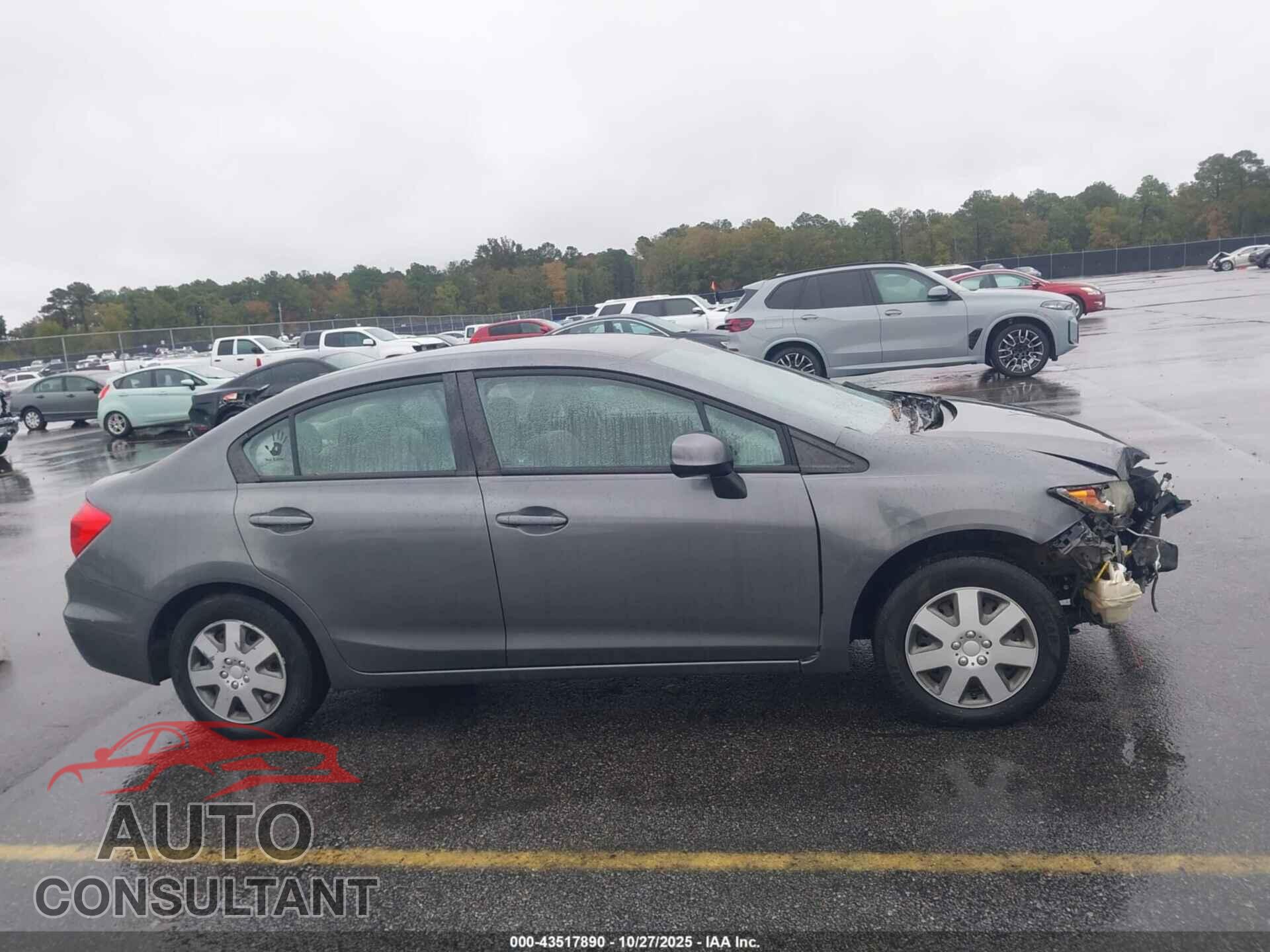HONDA CIVIC 2012 - 19XFB2F59CE330668