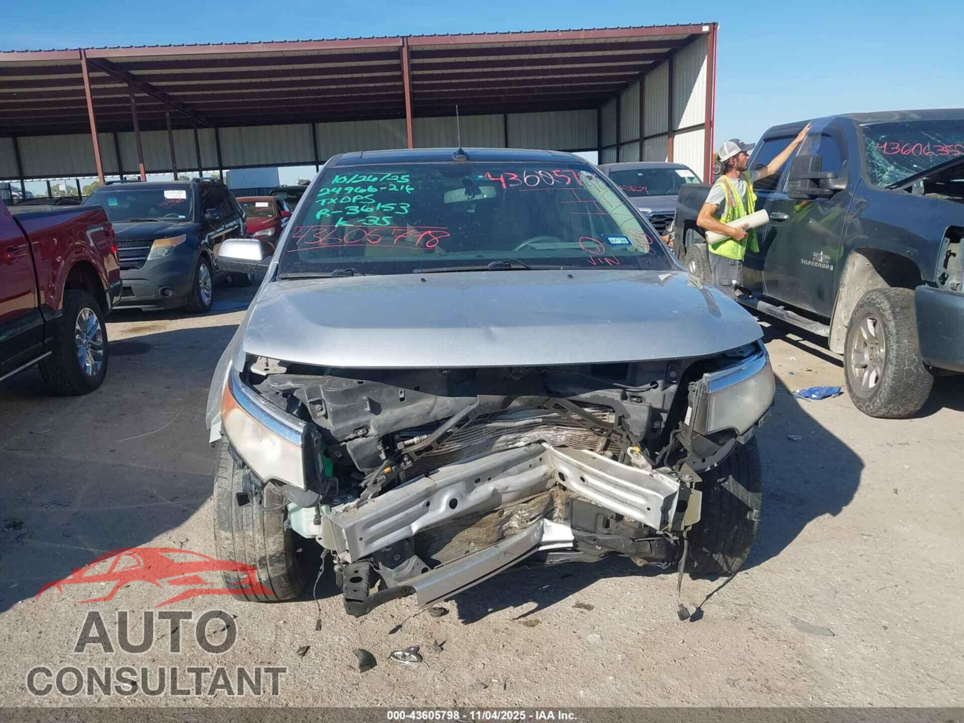 FORD EDGE 2011 - 2FMDK3KC1BBB54492