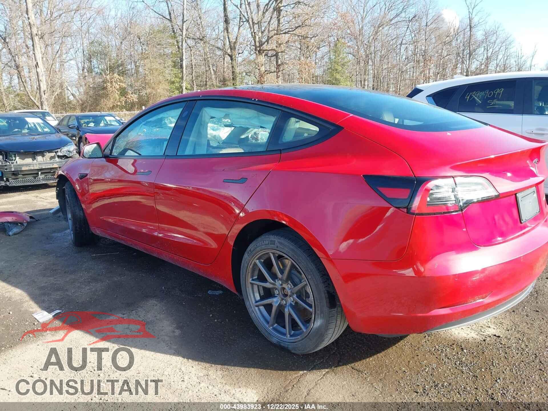TESLA MODEL 3 2022 - 5YJ3E1EB5NF175500