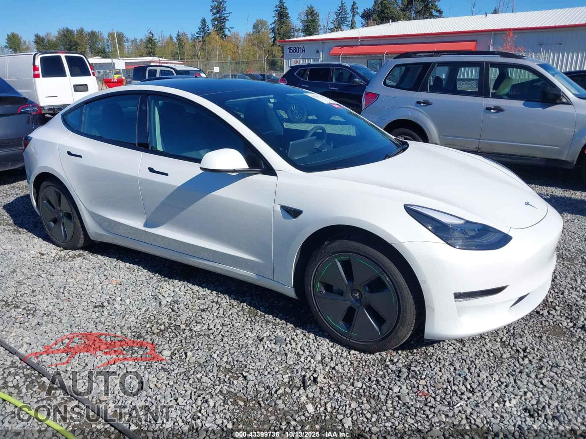TESLA MODEL 3 2022 - 5YJ3E1EB2NF108448
