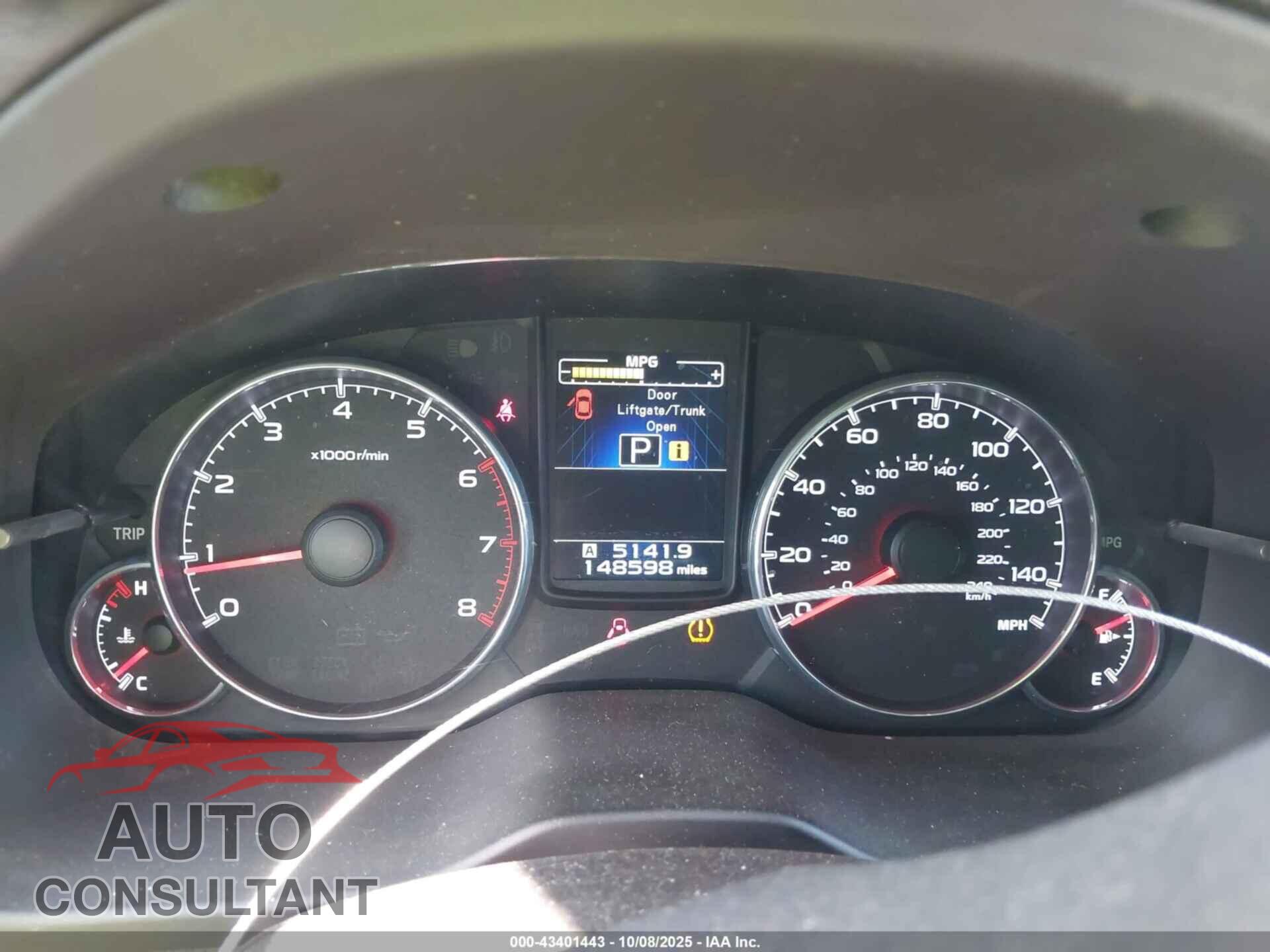 SUBARU OUTBACK 2014 - 4S4BRBNC4E3253322