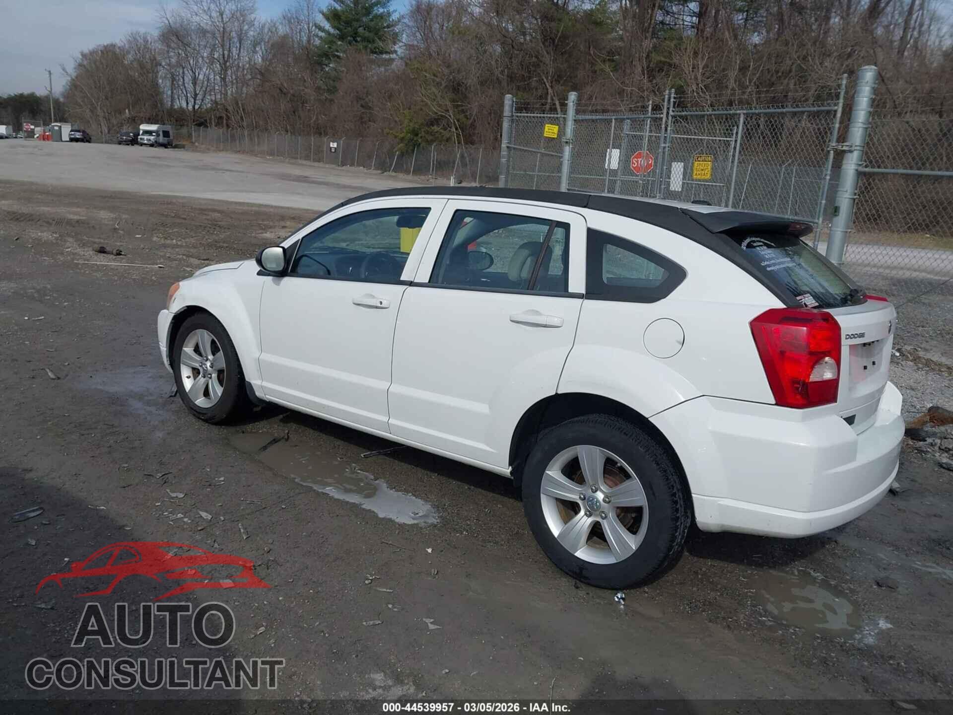 DODGE CALIBER 2012 - 1C3CDWDA5CD529274
