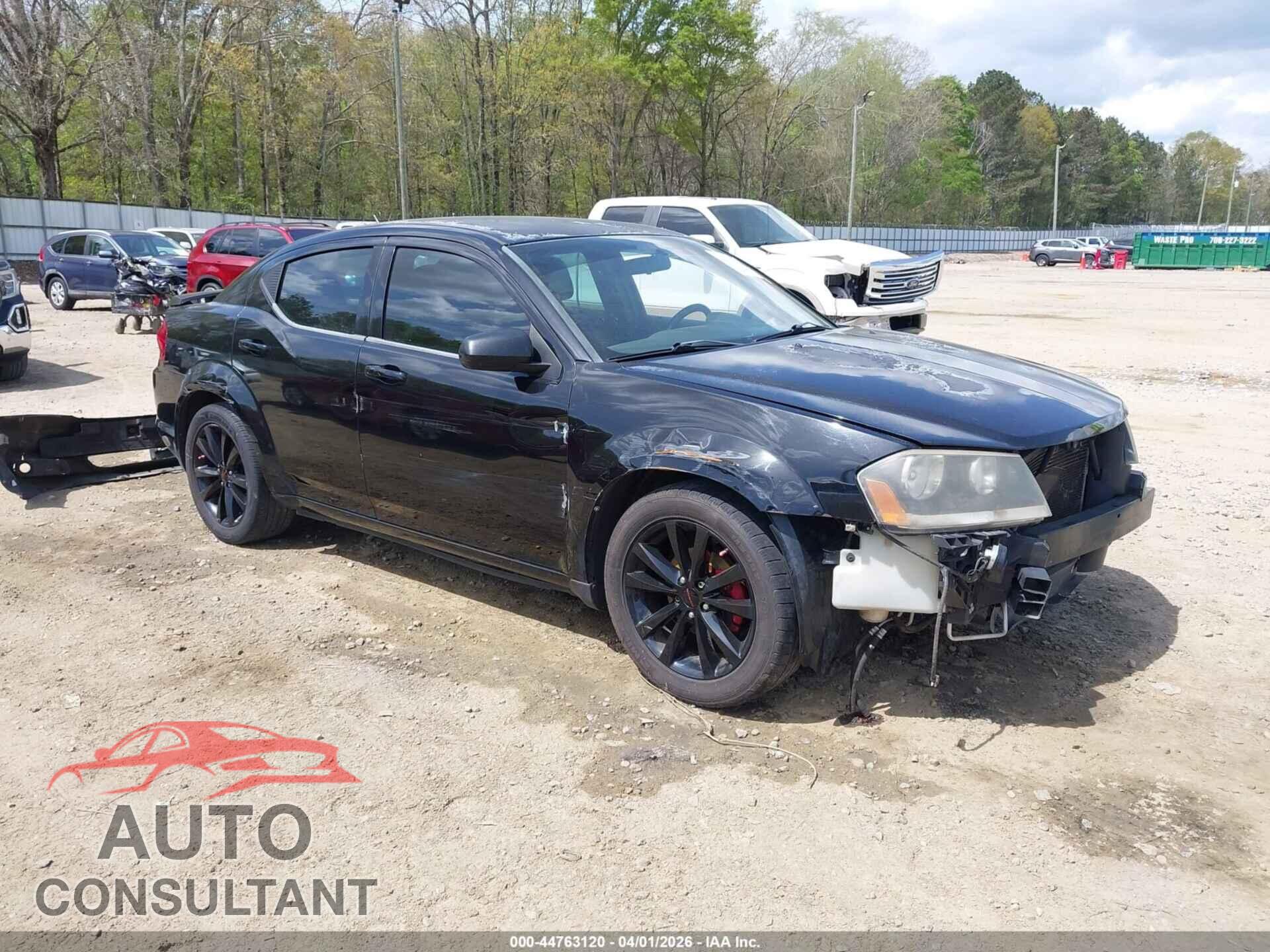 DODGE AVENGER 2013 - 1C3CDZCB5DN655092