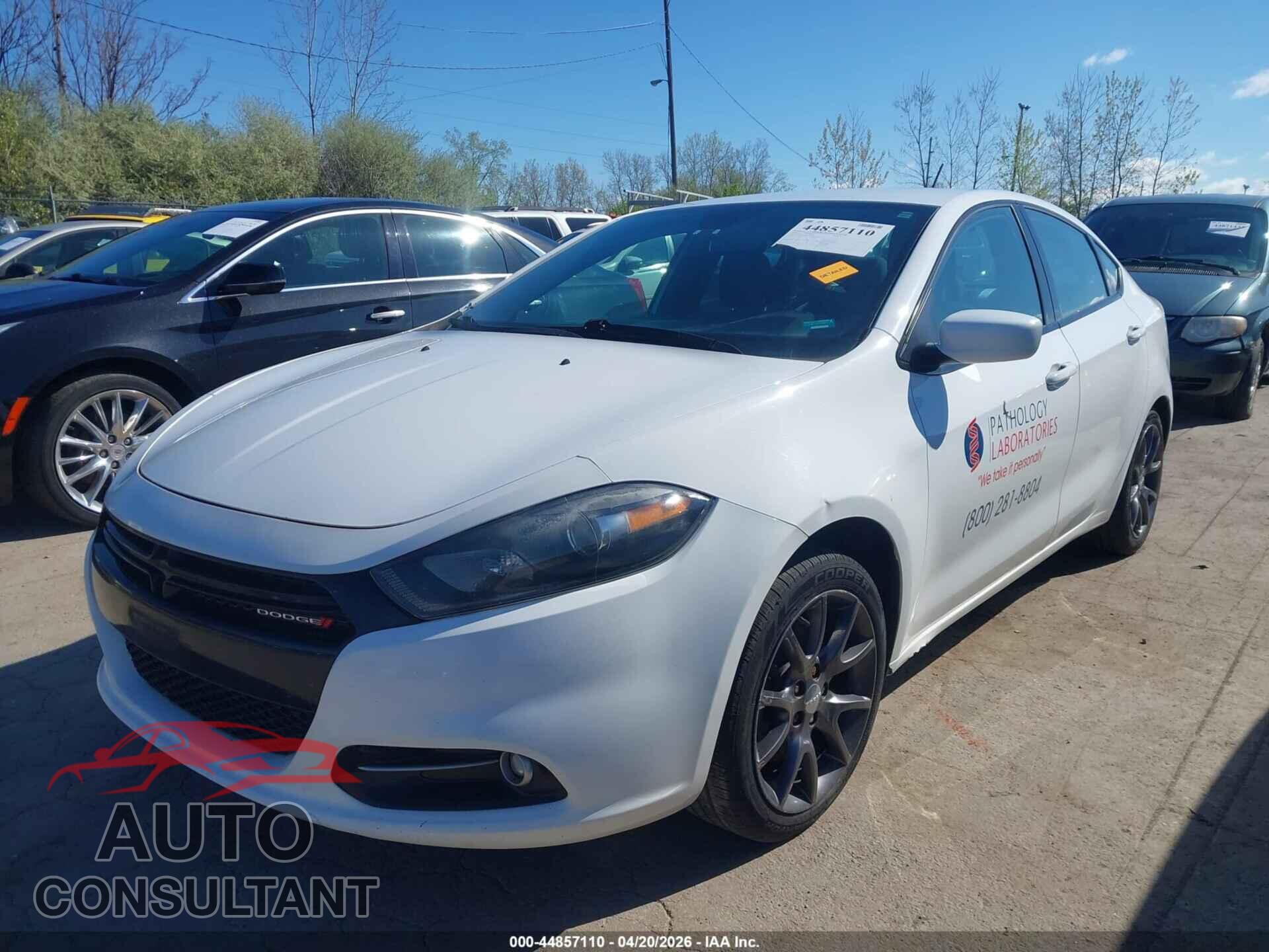 DODGE DART 2016 - 1C3CDFFA3GD791359