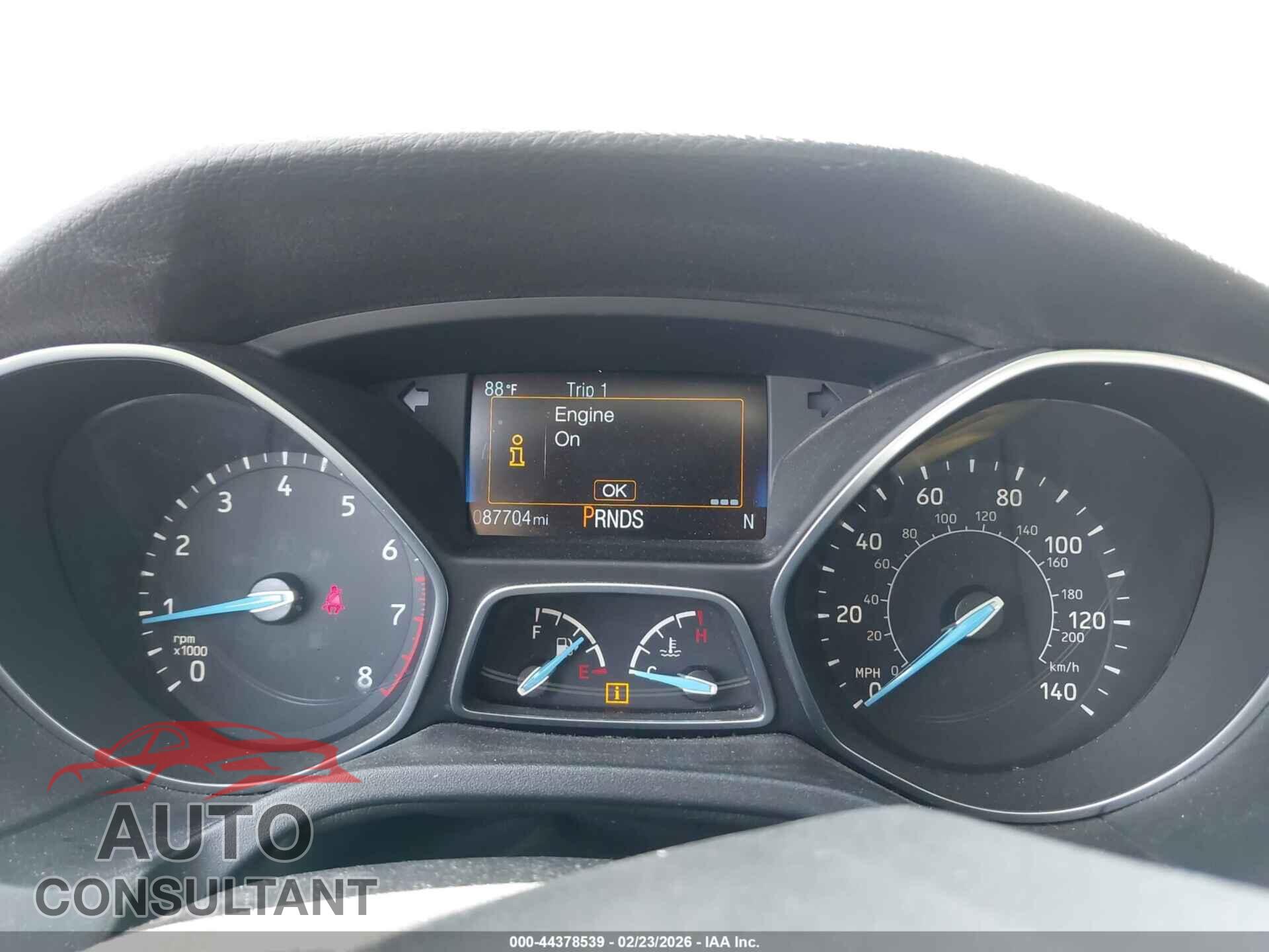 FORD FOCUS 2016 - 1FADP3J20GL362231