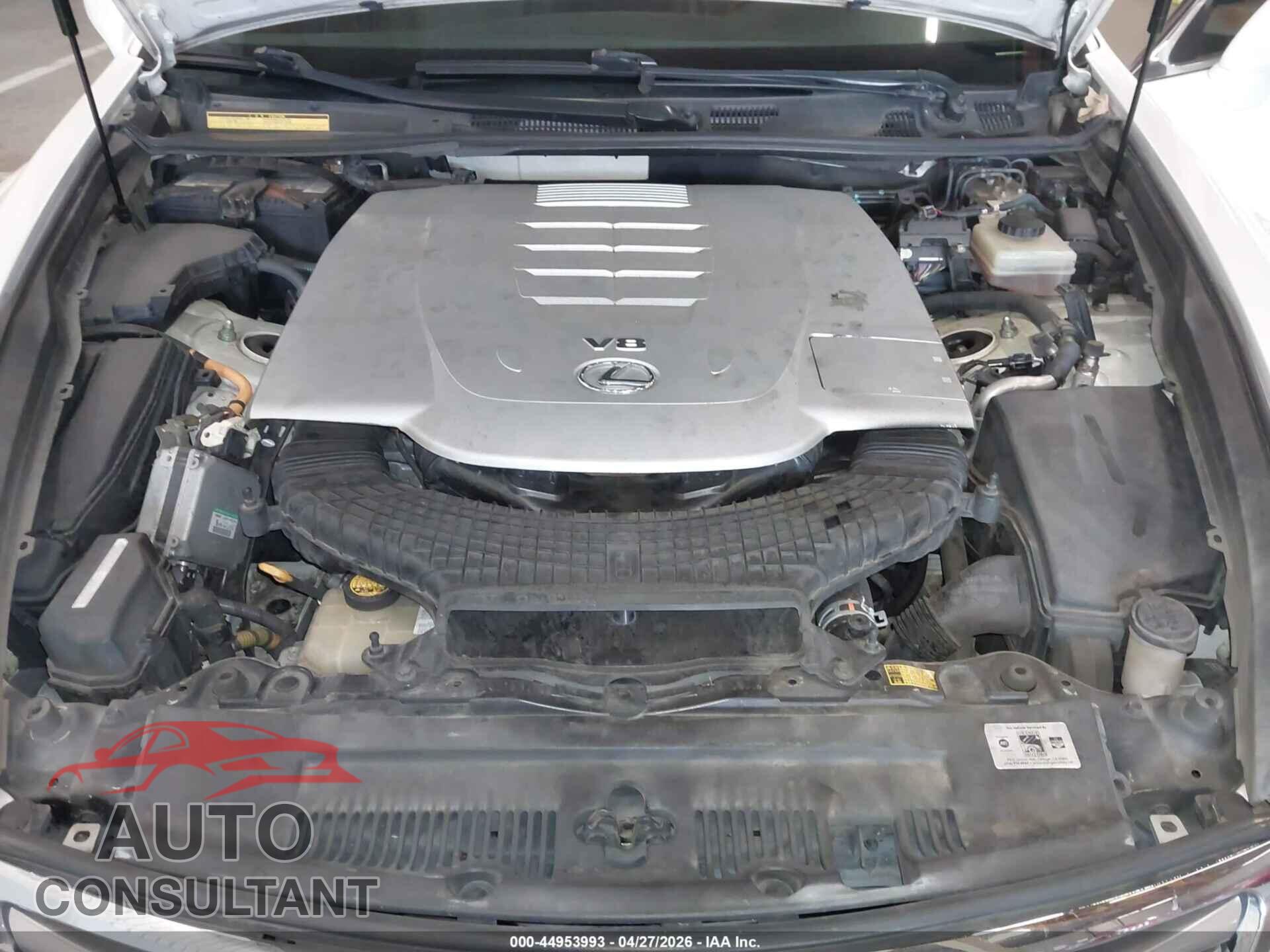 LEXUS LS 460 2011 - JTHBL5EF1B5106603