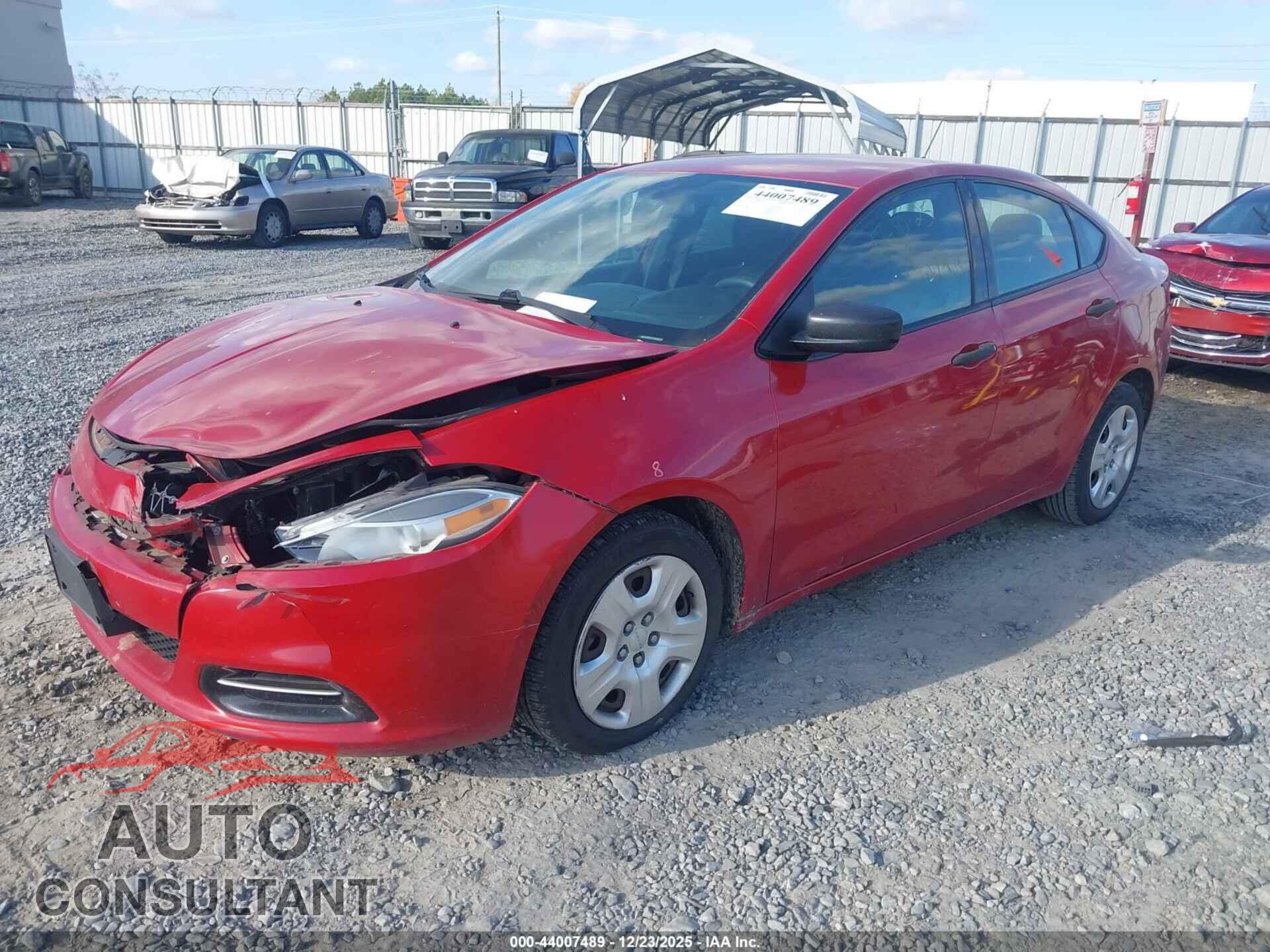 DODGE DART 2013 - 1C3CDFAA8DD127206
