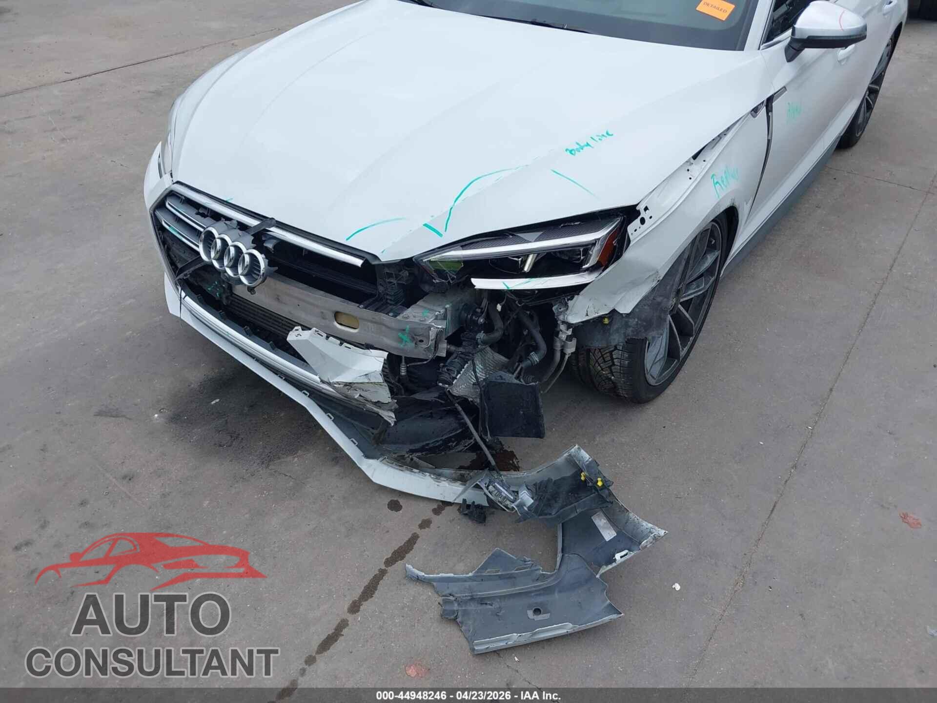 AUDI S5 2018 - WAUC4CF54JA058014