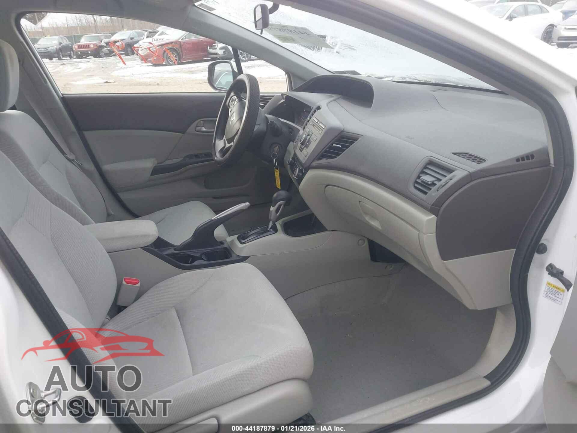 HONDA CIVIC 2012 - 19XFB2F58CE347087