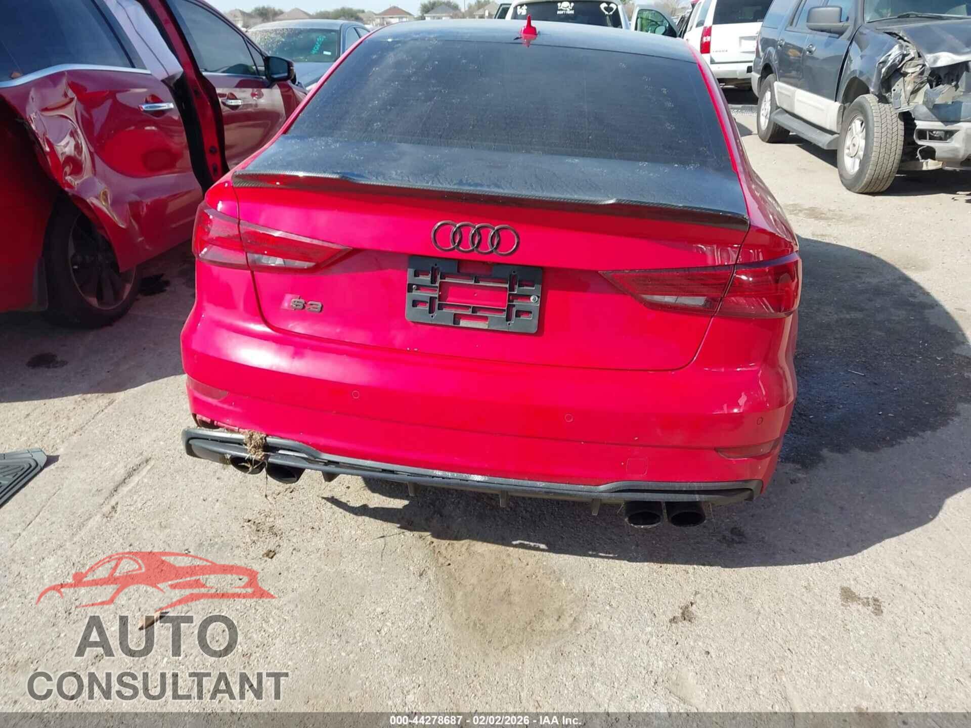 AUDI S3 2017 - WAUB1GFF2H1079507