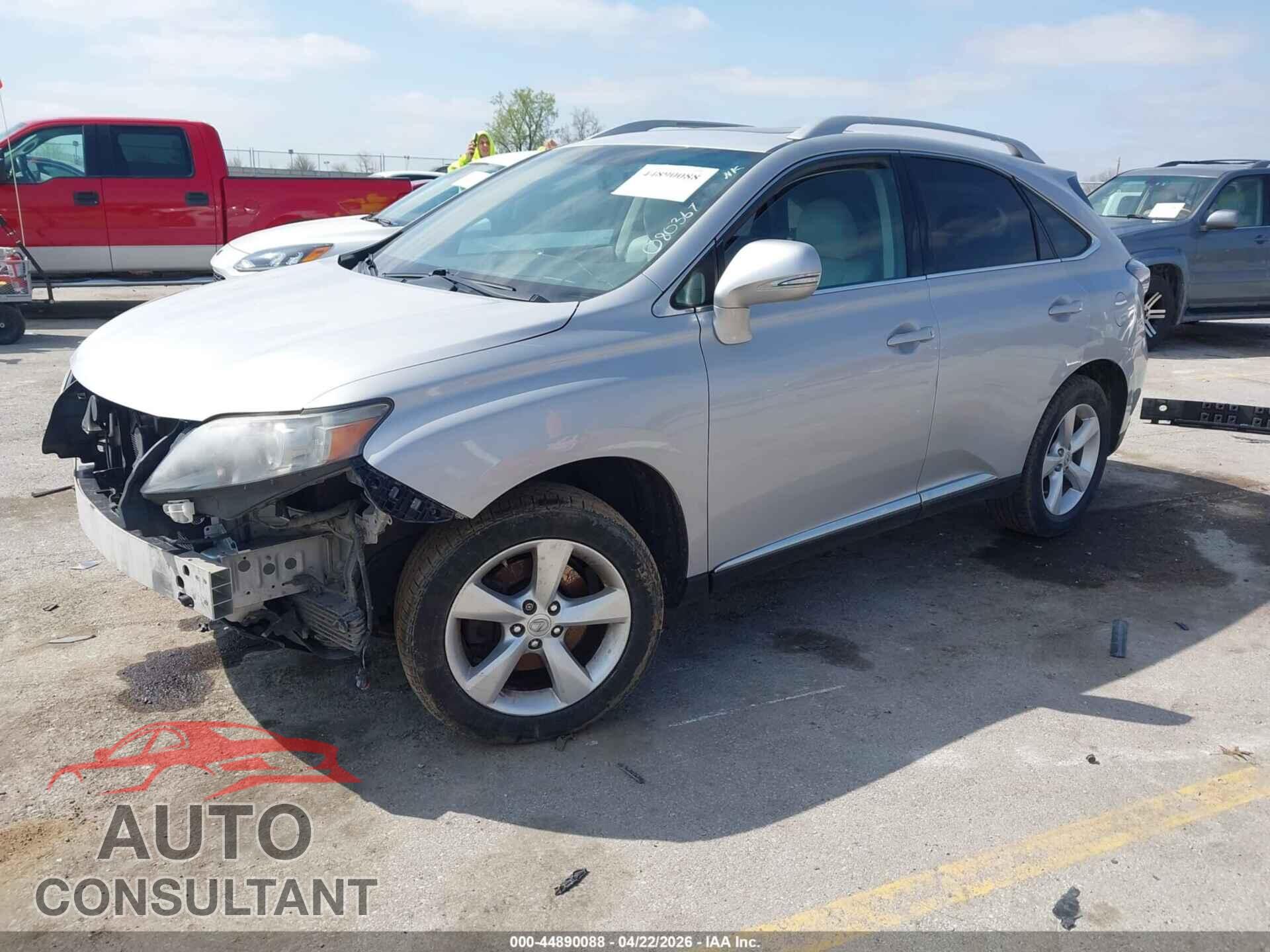 LEXUS RX 350 2010 - 2T2BK1BA0AC080367