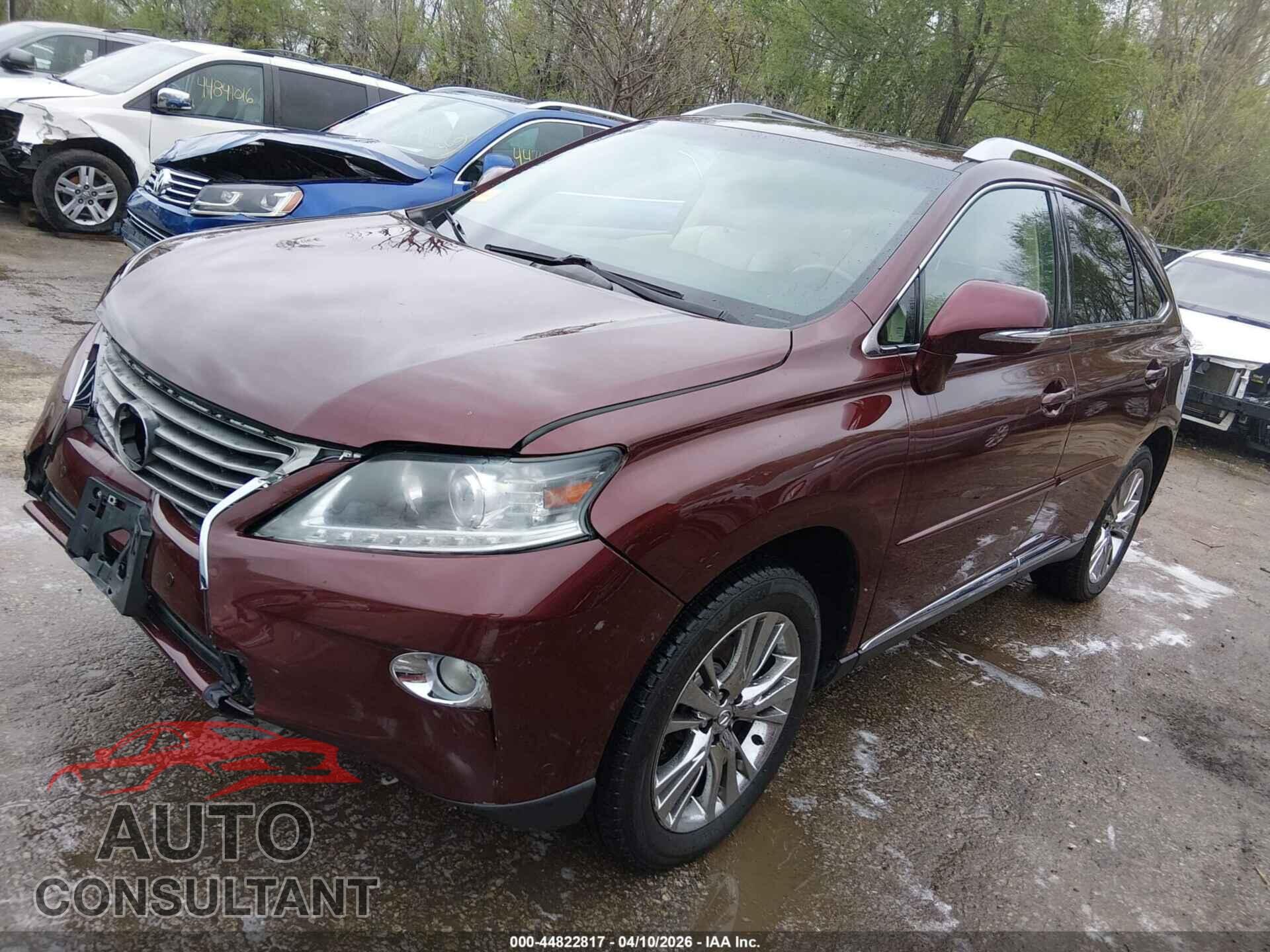 LEXUS RX 350 2013 - 2T2BK1BA0DC205338