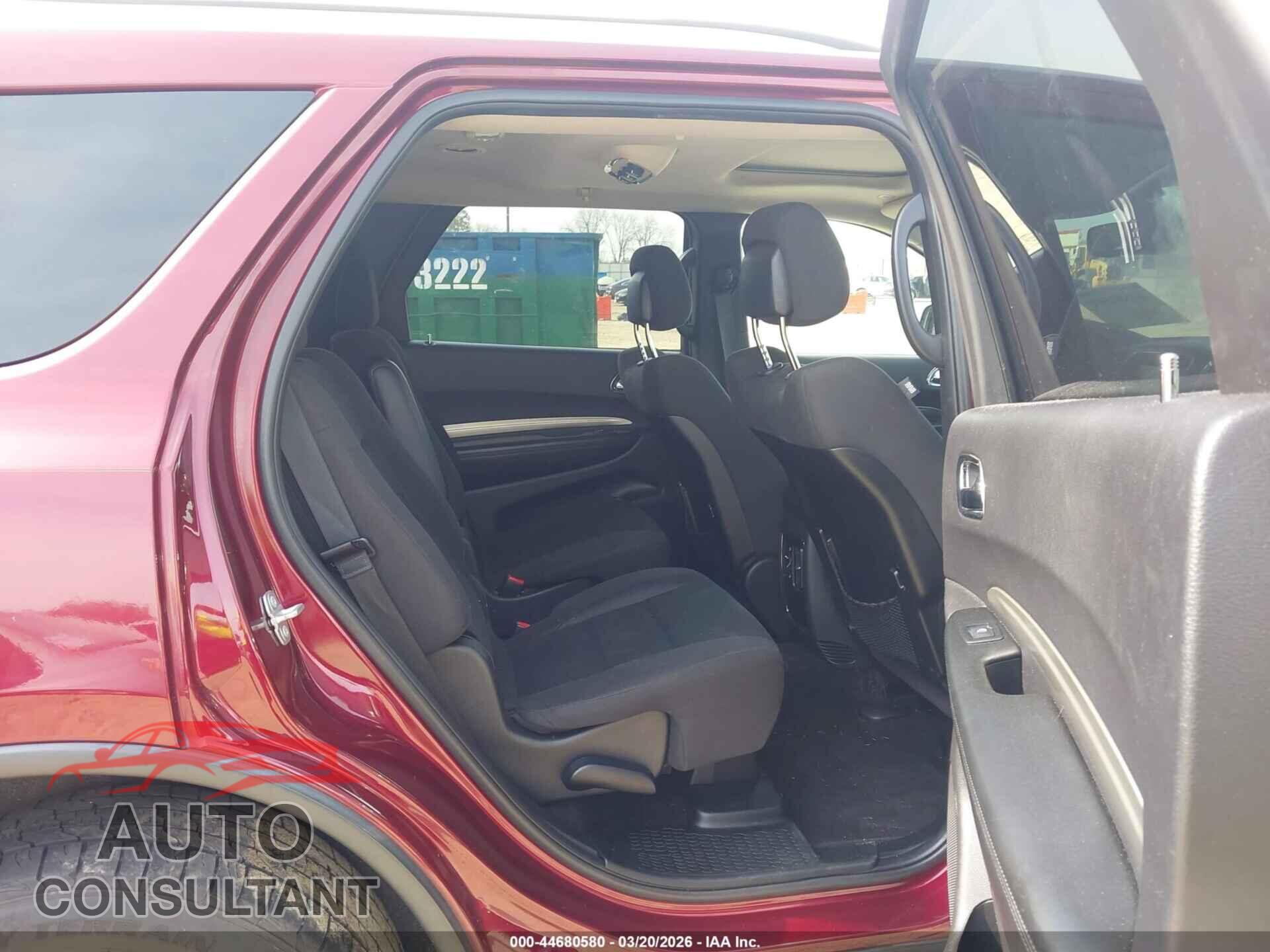 DODGE DURANGO 2017 - 1C4RDJAGXHC945609