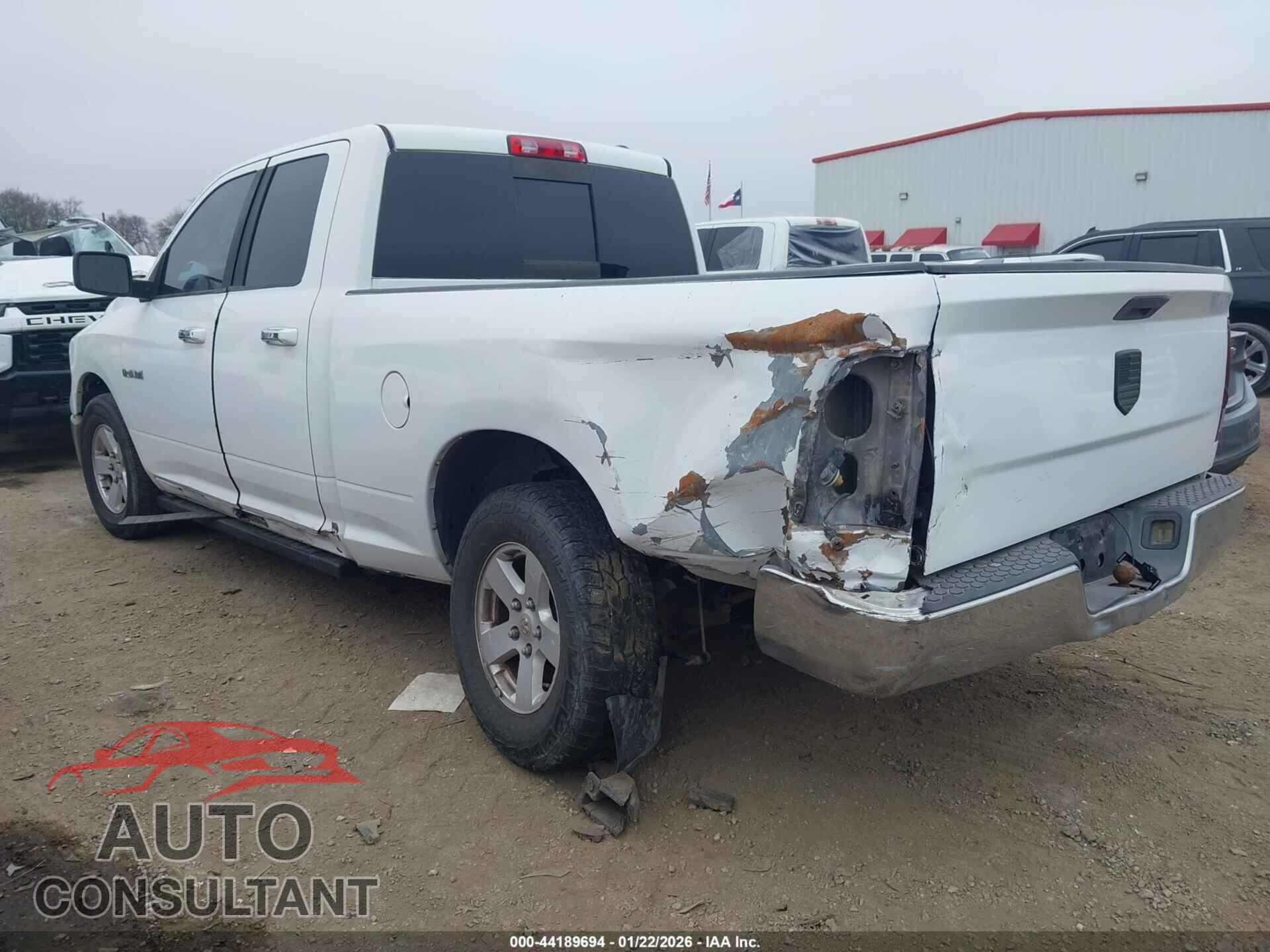 DODGE RAM 1500 2010 - 1D7RB1GP9AS181119