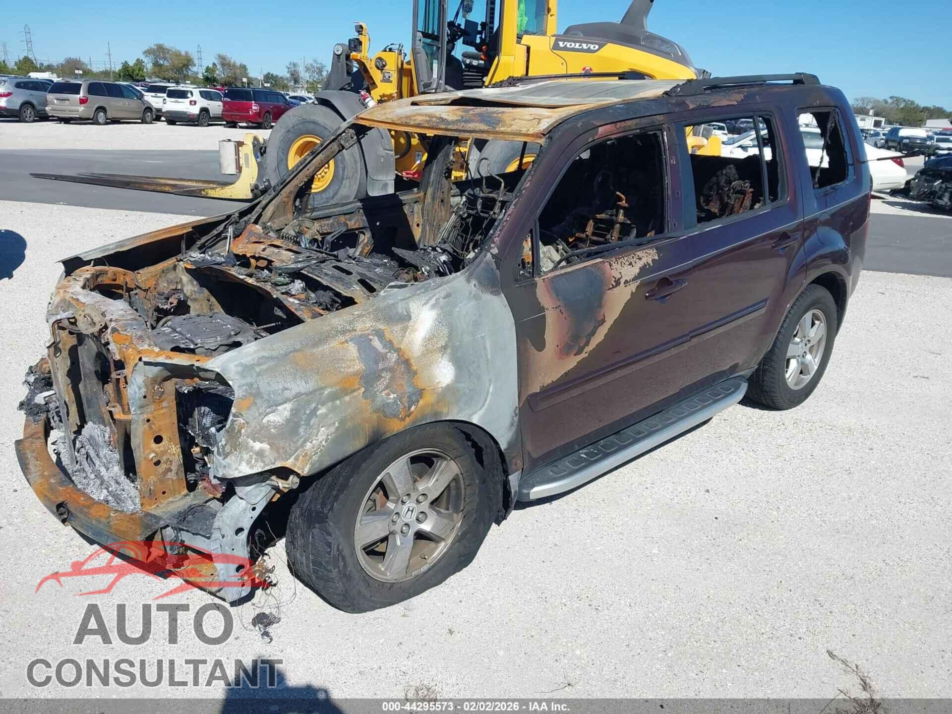 HONDA PILOT 2009 - 5FNYF38539B019191