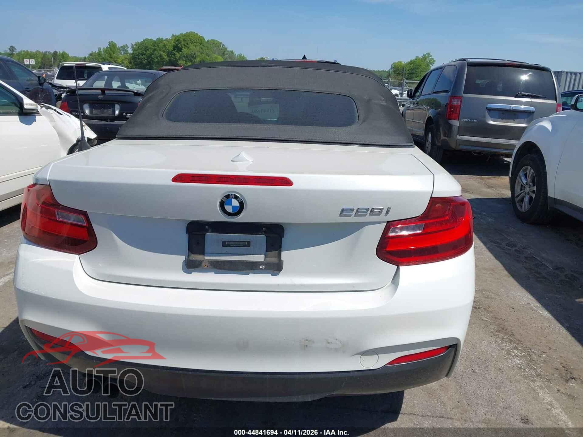 BMW 228I 2016 - WBA1K9C5XGV322570
