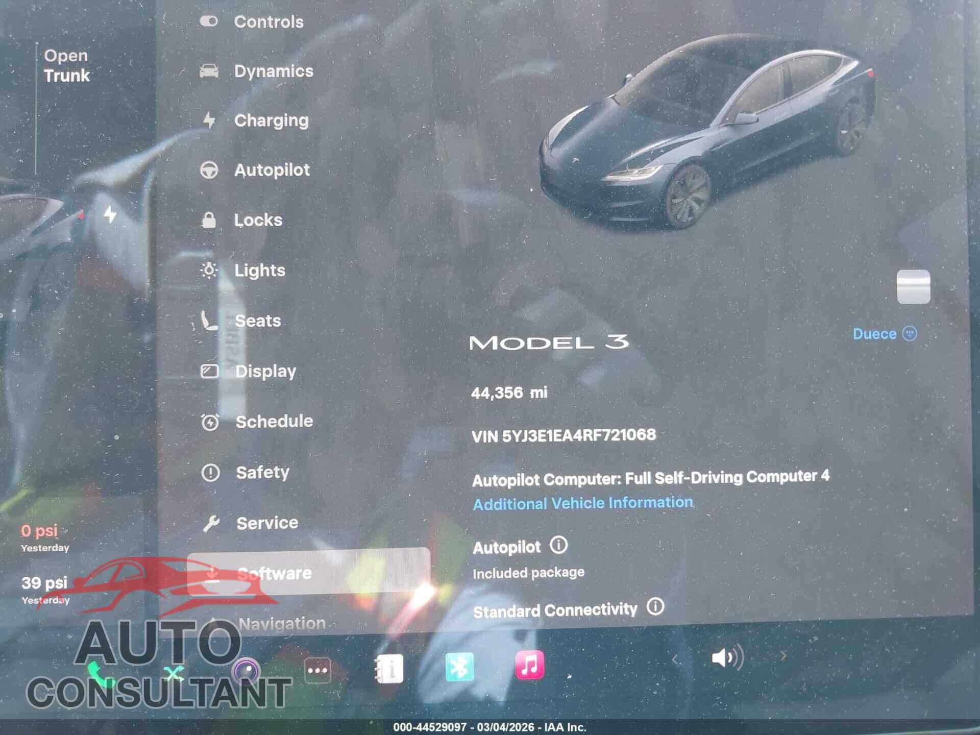 TESLA MODEL 3 2024 - 5YJ3E1EA4RF721068