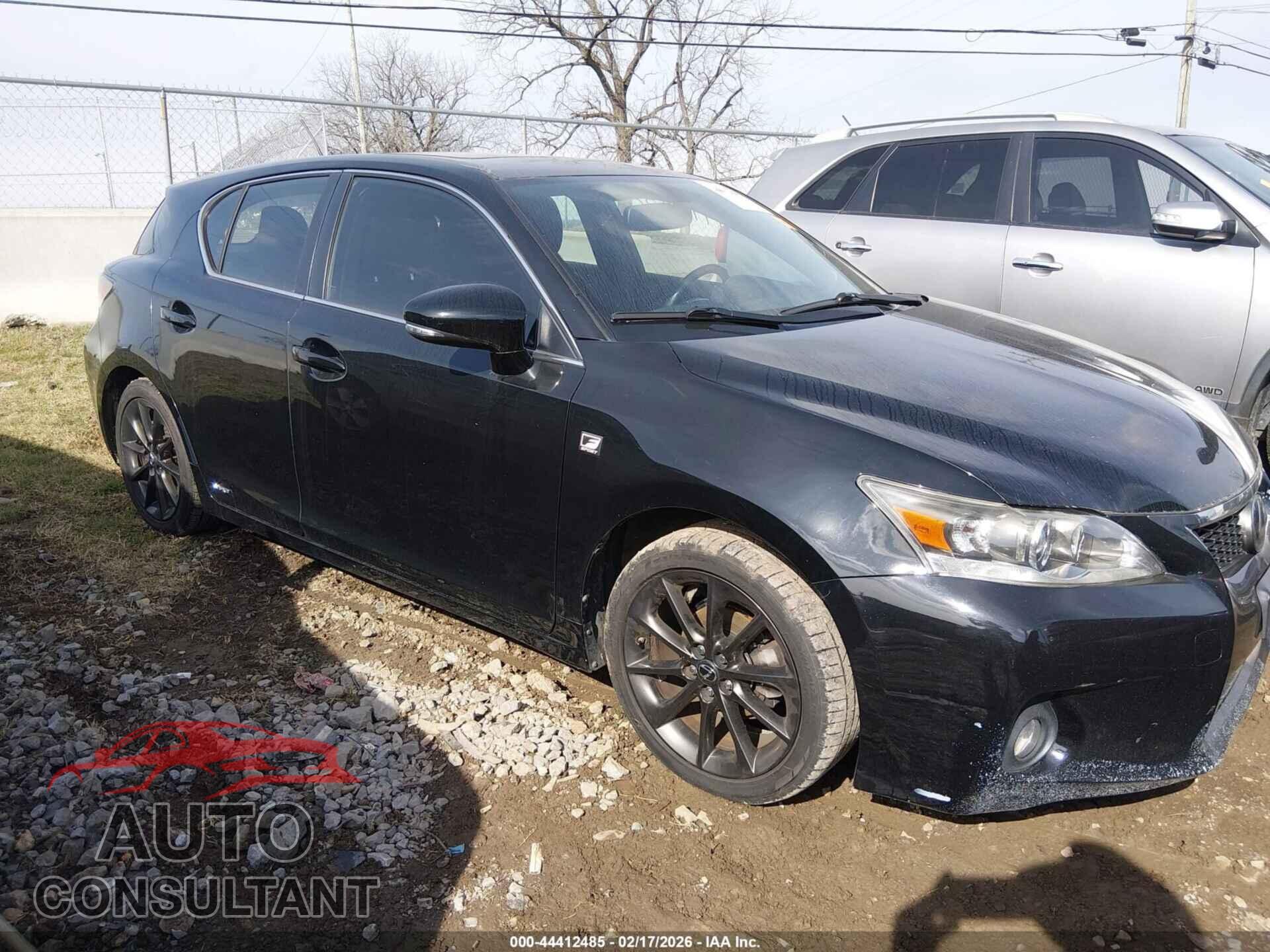 LEXUS CT 200H 2013 - JTHKD5BH6D2167355