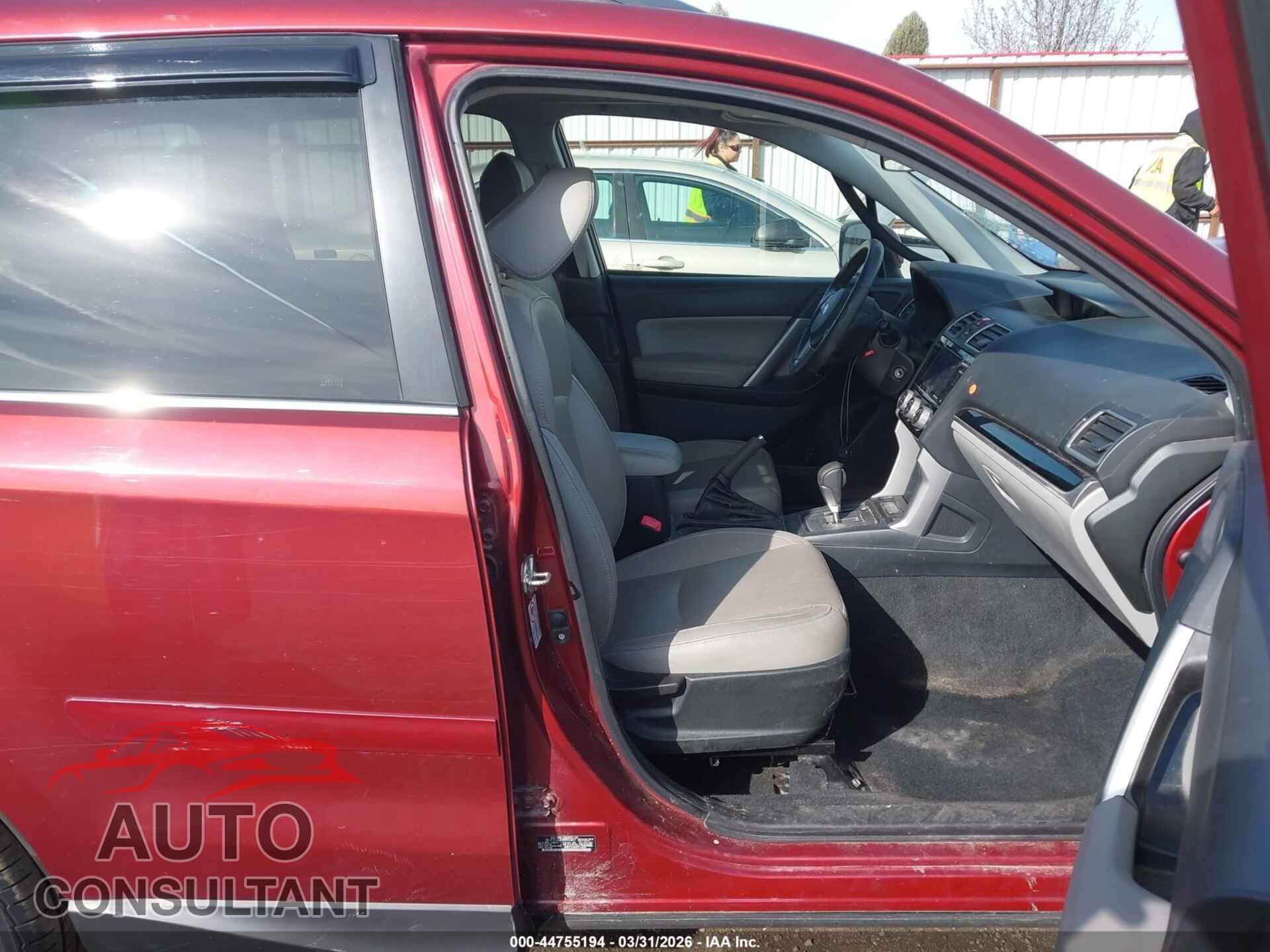 SUBARU FORESTER 2017 - JF2SJAJC8HH559427