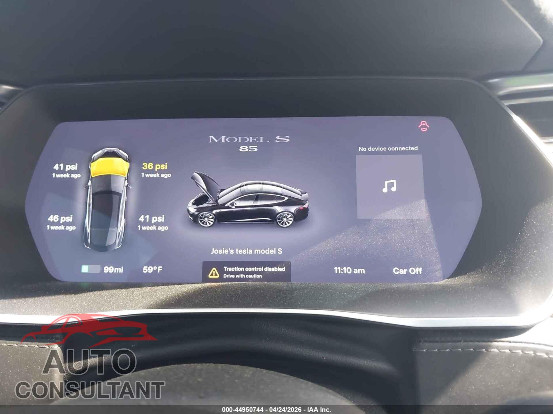 TESLA MODEL S 2014 - 5YJSA1H10EFP62486