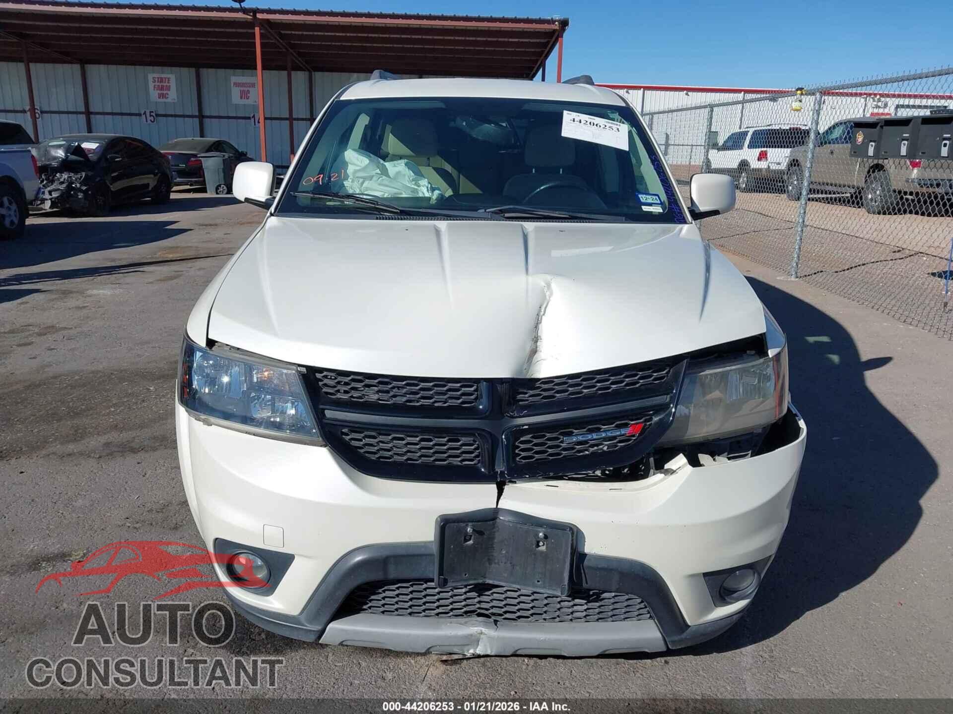 DODGE JOURNEY 2012 - 3C4PDCBG0CT214525