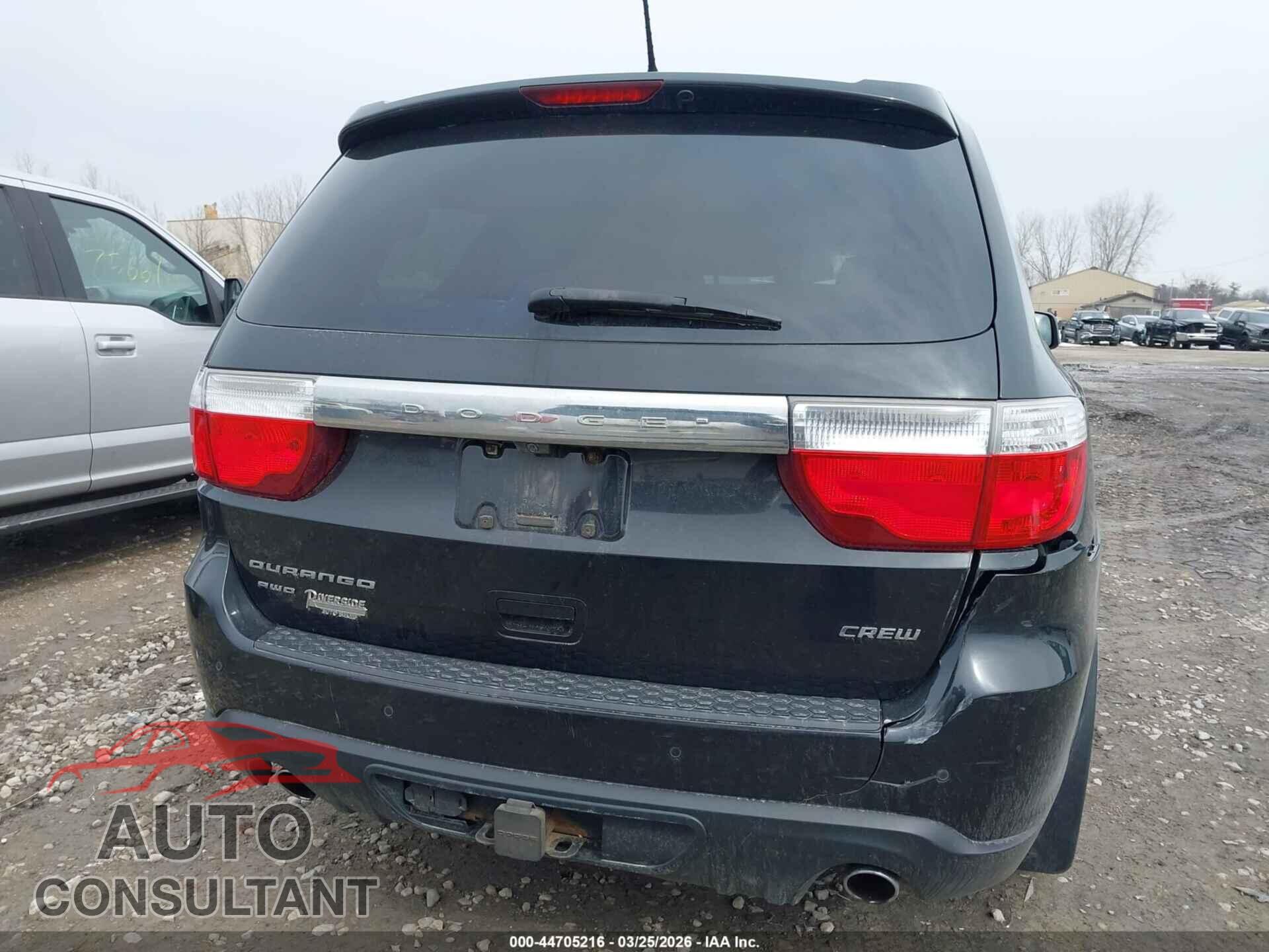 DODGE DURANGO 2012 - 1C4SDJDT2CC153666