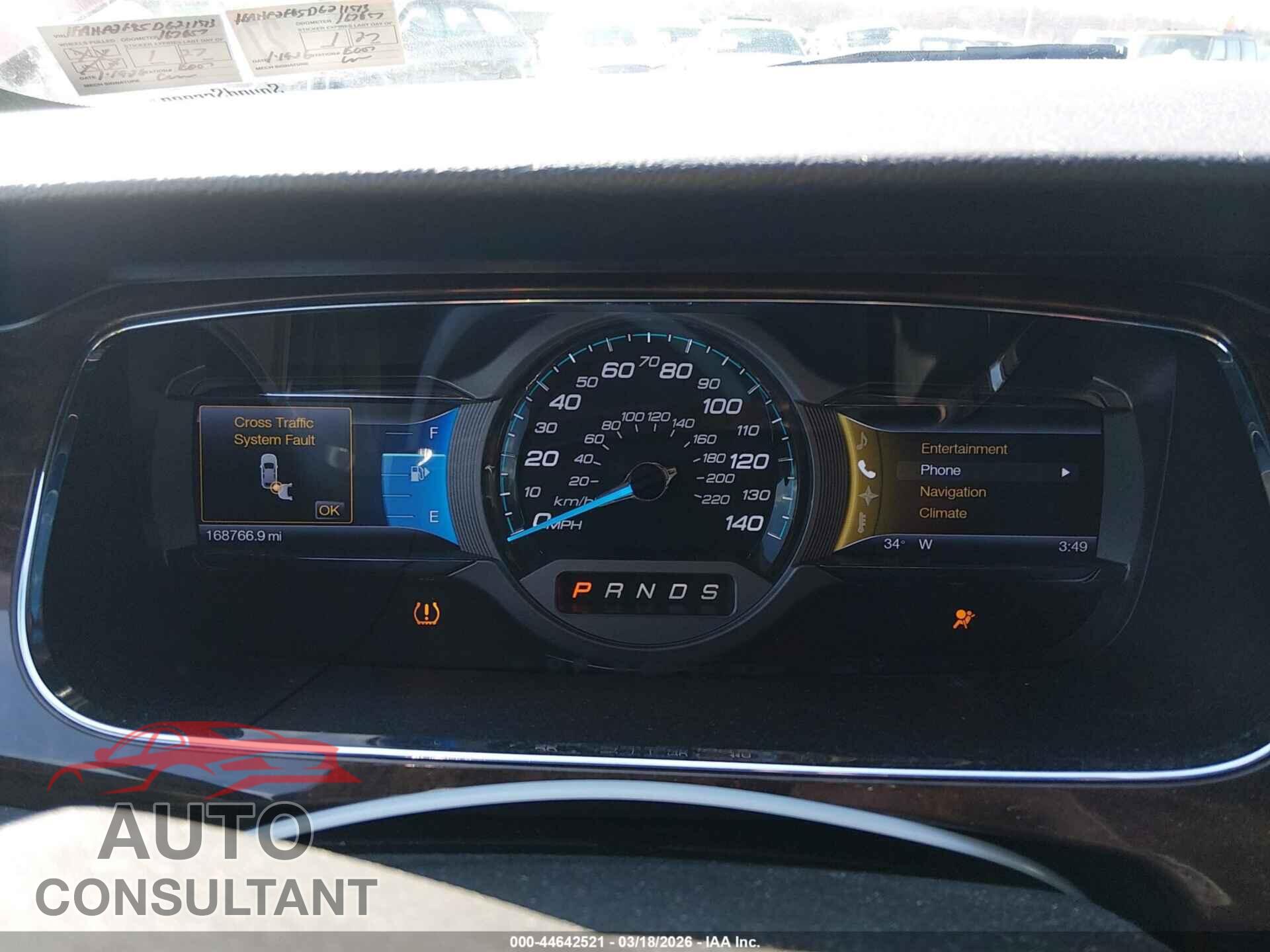 FORD TAURUS 2013 - 1FAHP2F85DG211513