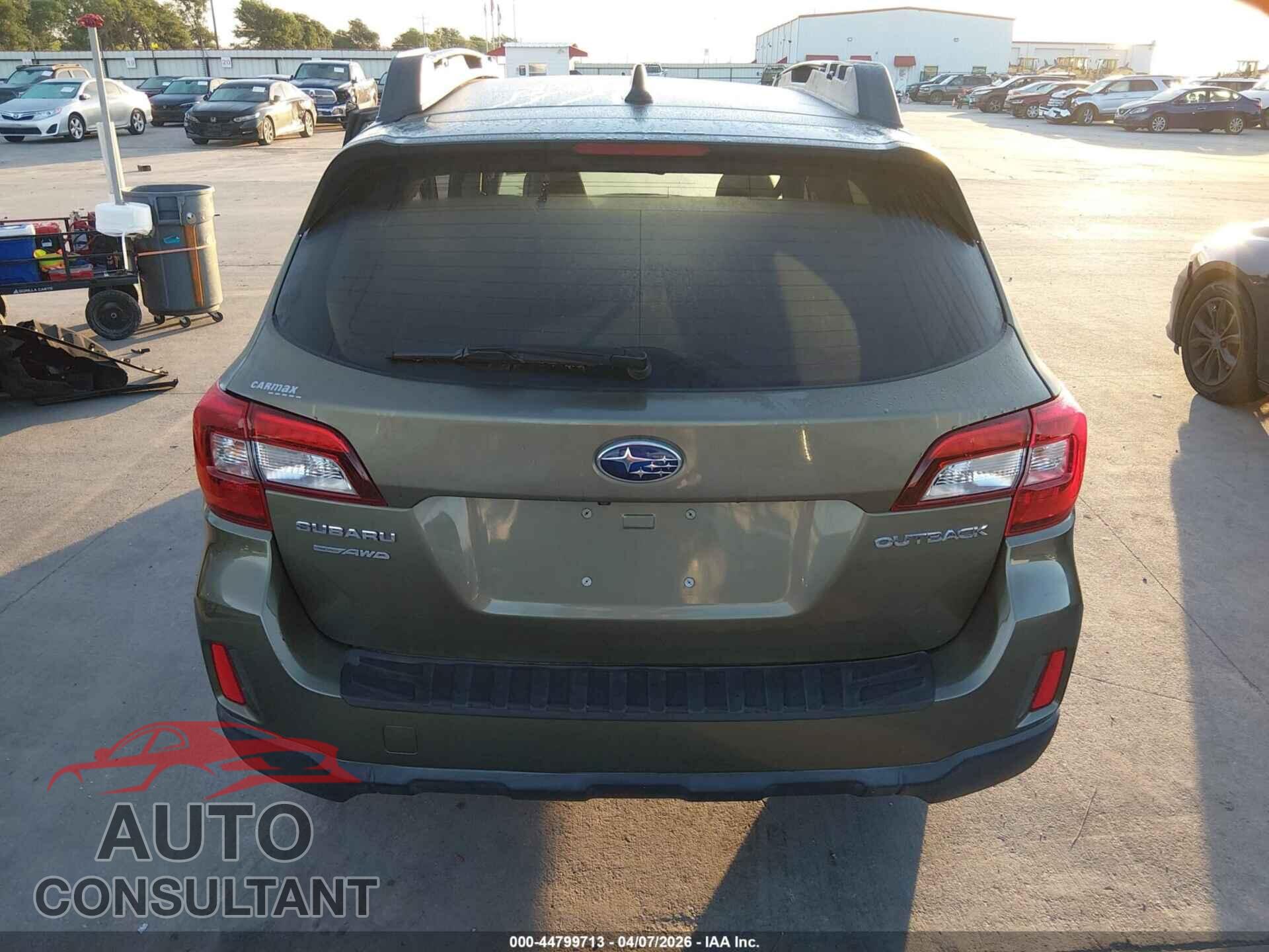 SUBARU OUTBACK 2016 - 4S4BSBNC2G3230516