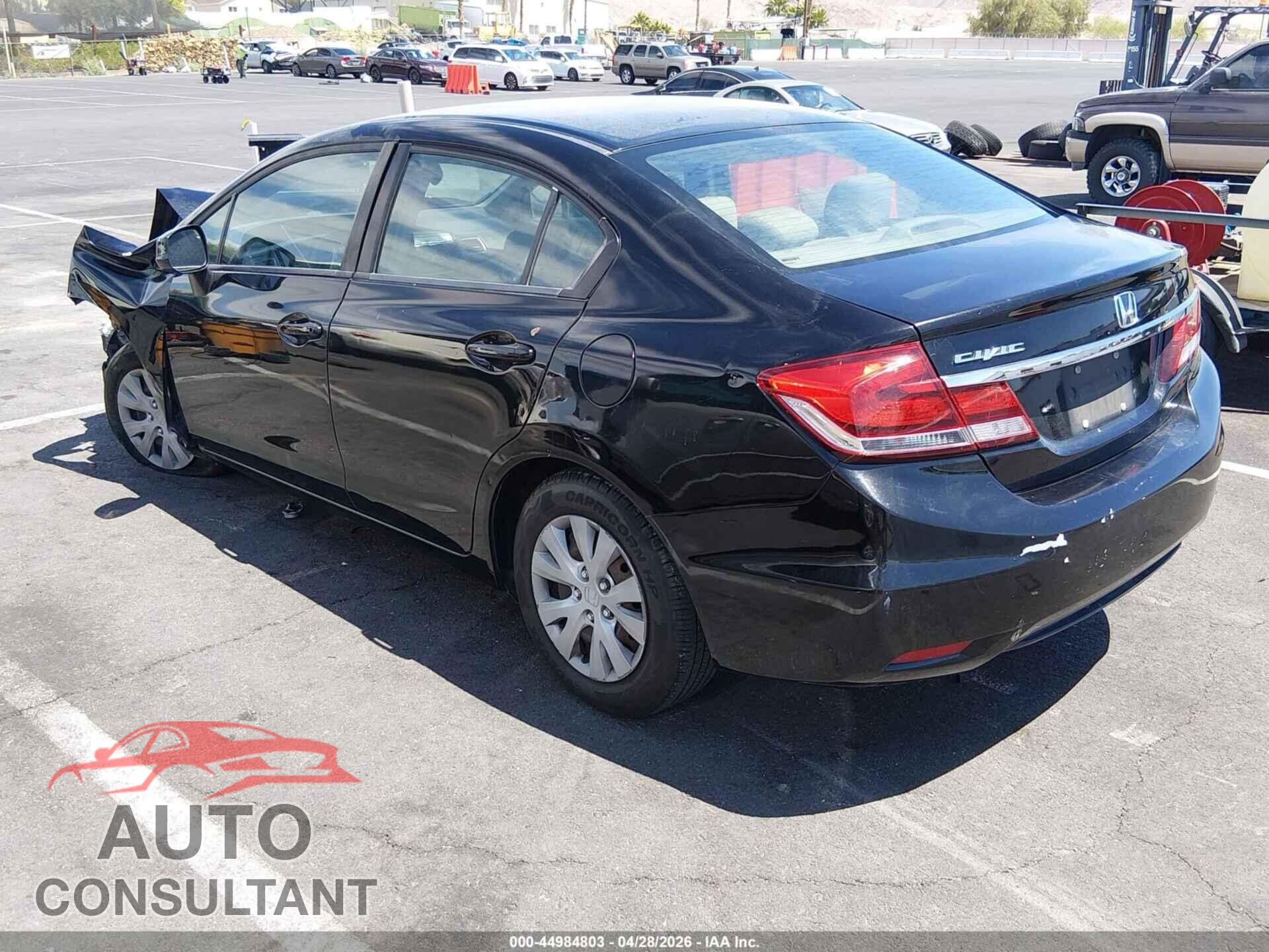 HONDA CIVIC 2013 - 19XFB2F52DE225715